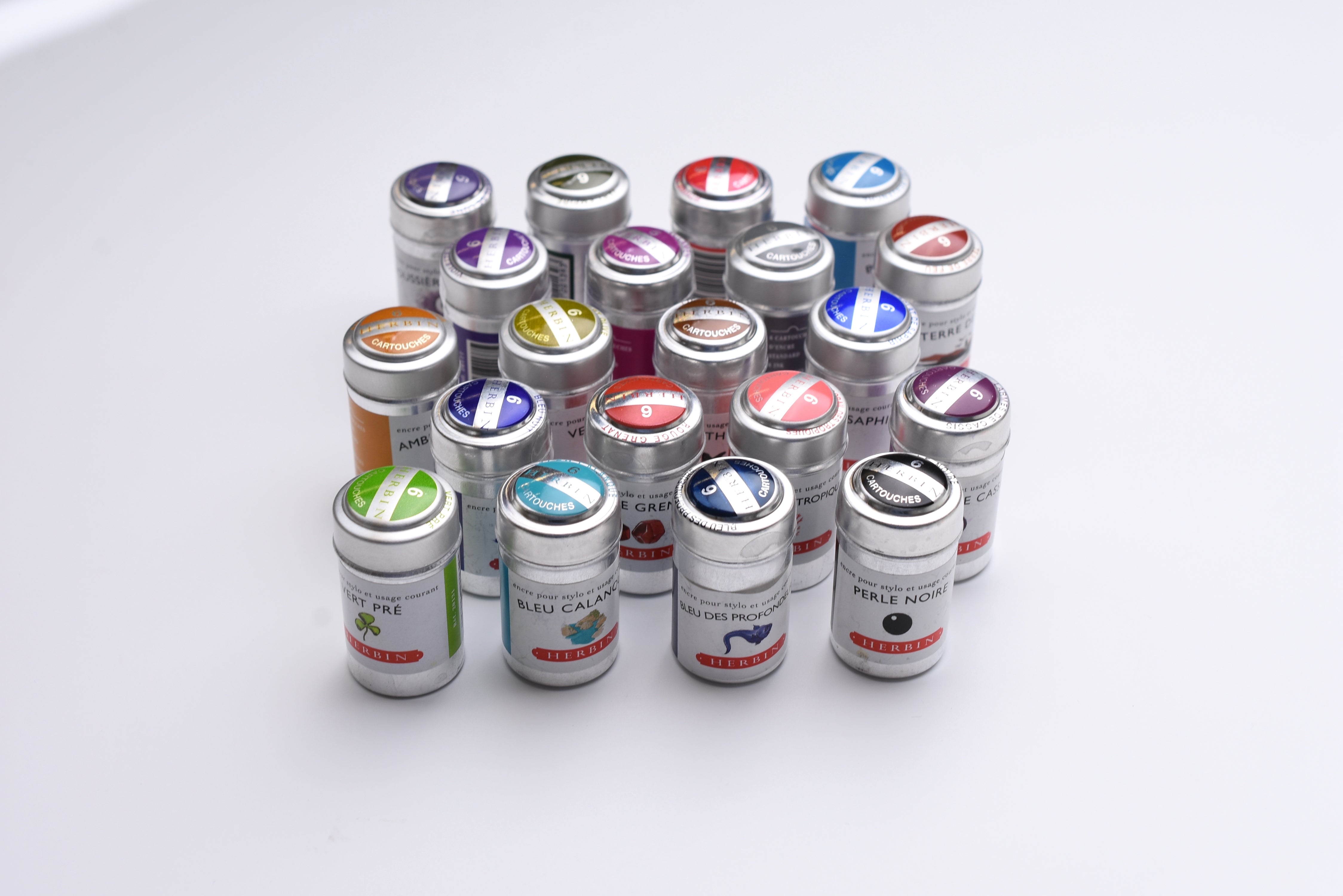 J. Herbin Ink Cartridges in Aluminium Tin