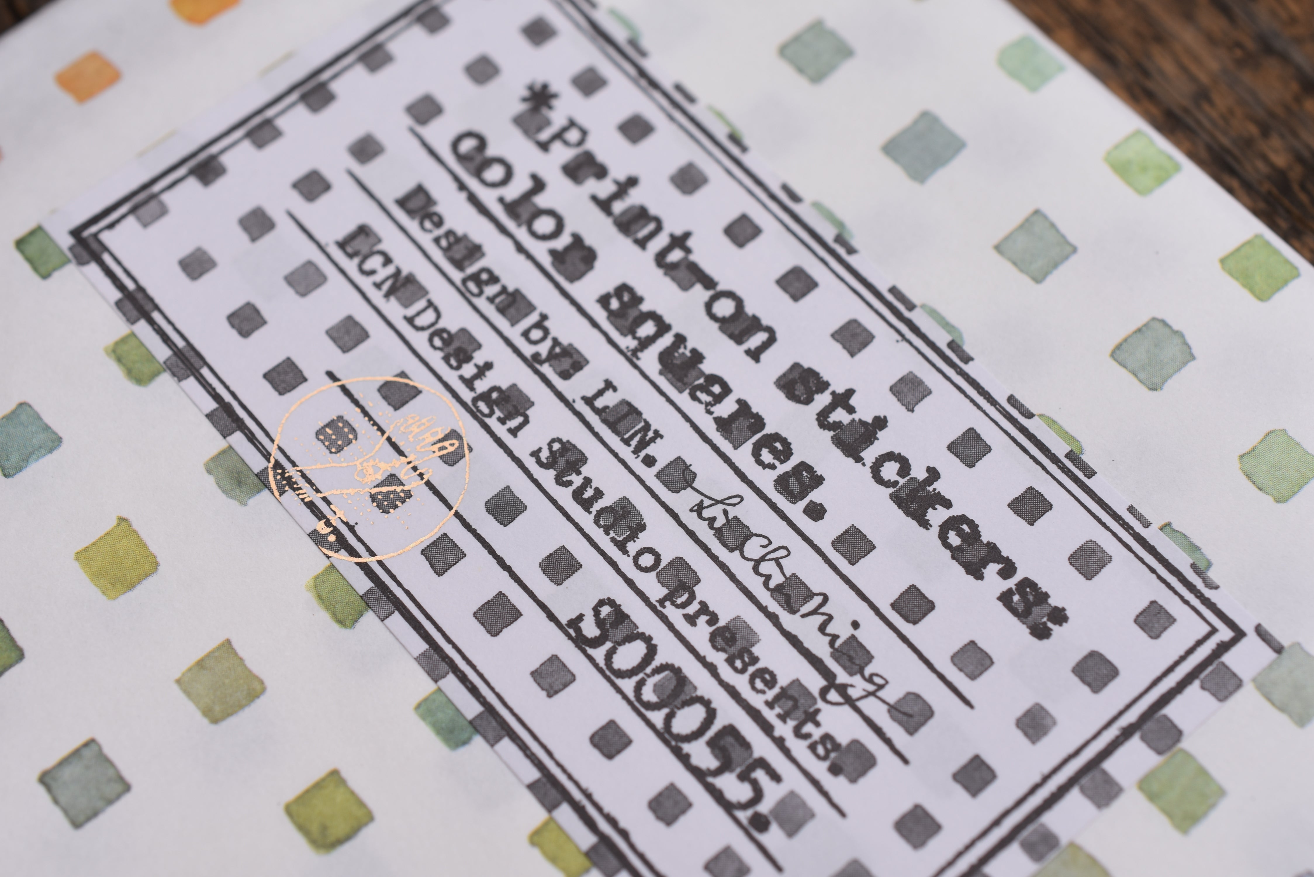 LCN Print On Stickers - Color Squares