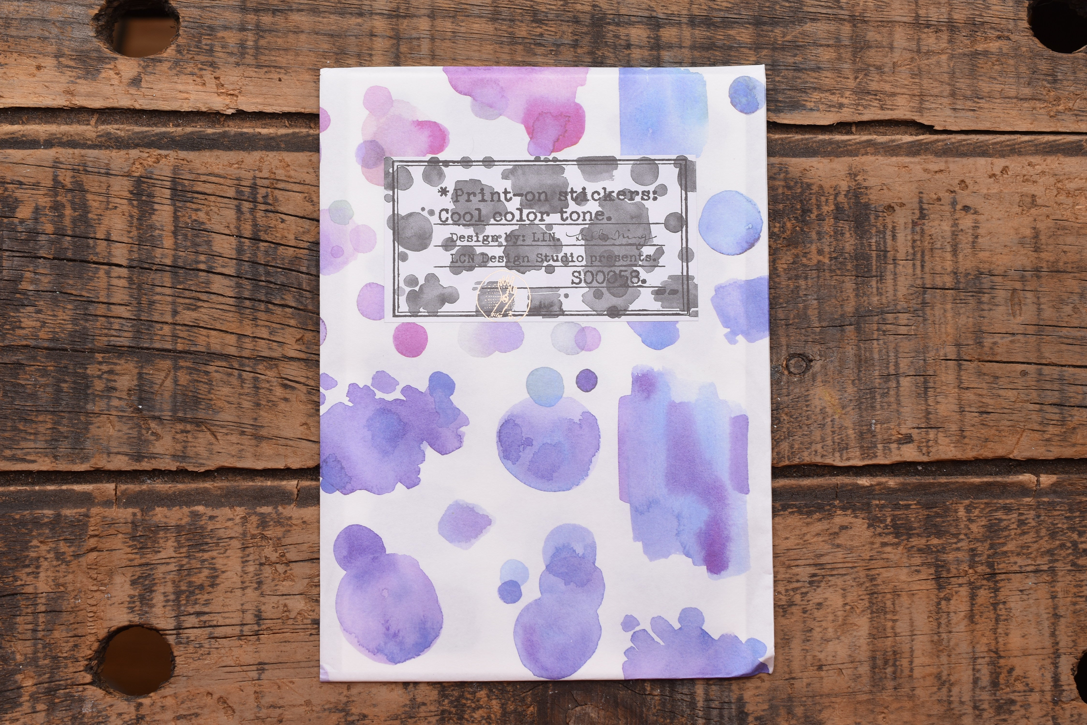 LCN Print On Stickers - Cool Color Tone