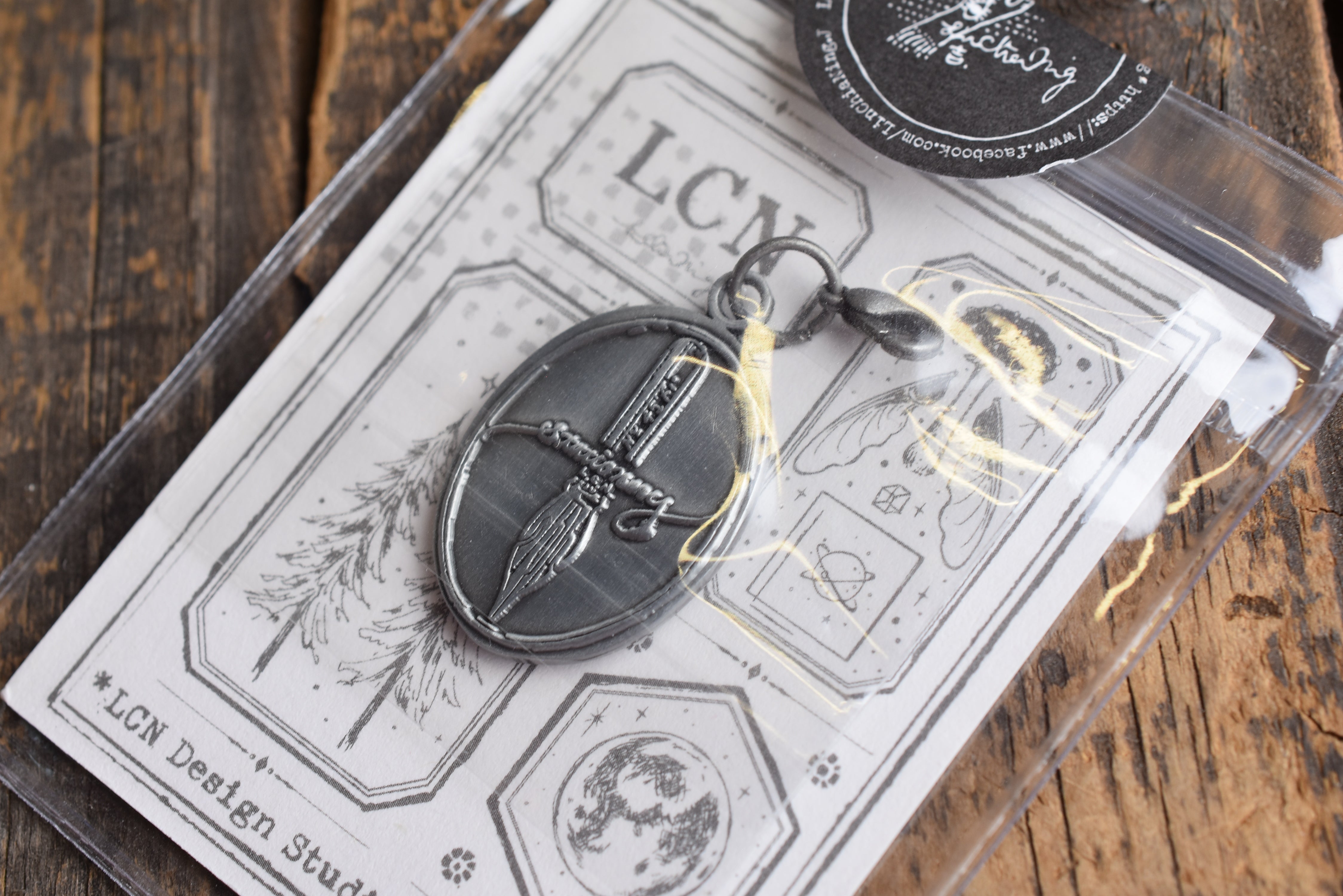 LCN Brass Charm - Stationery Addict