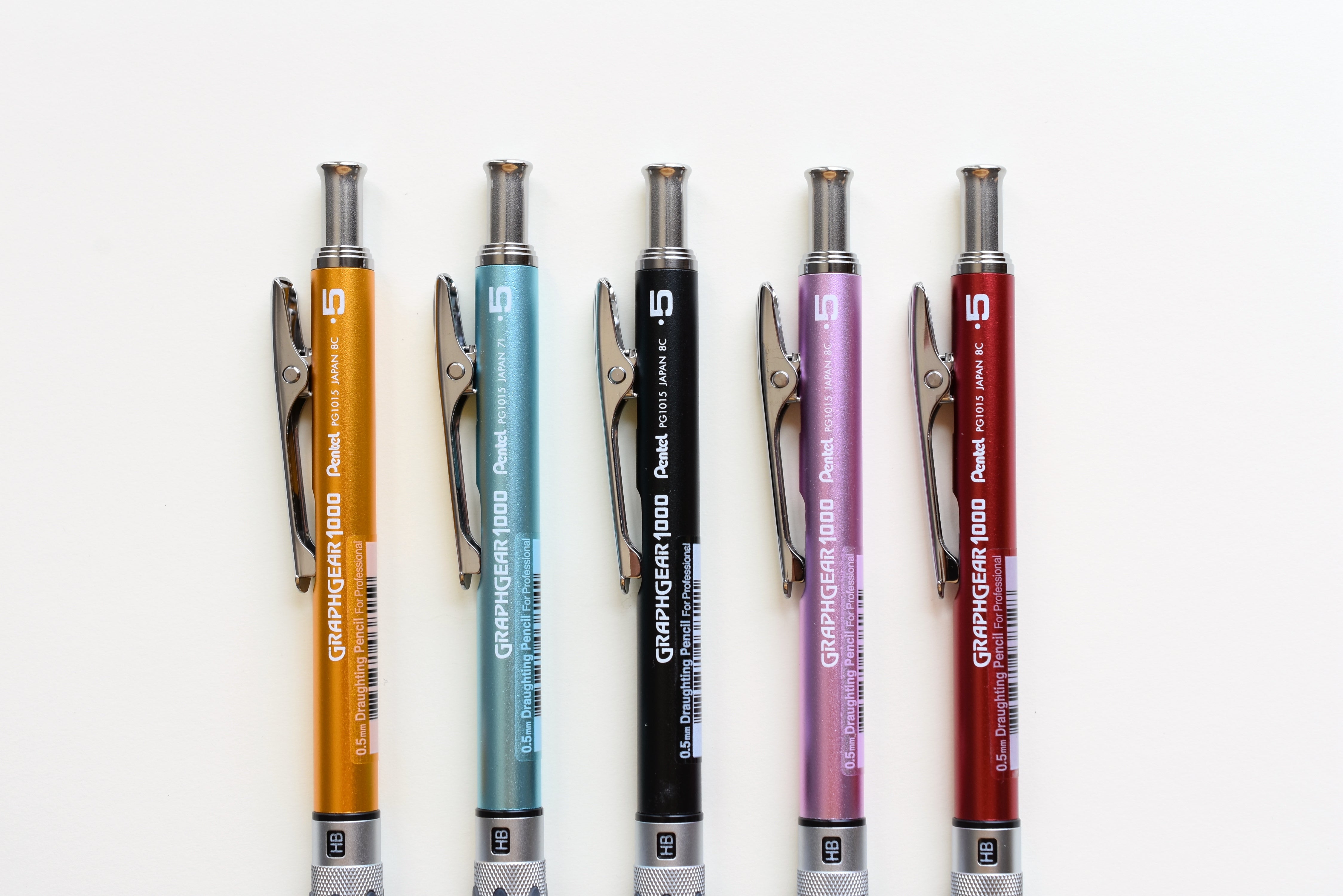 Pentel GraphGear 1000 - Colors - 0.5mm