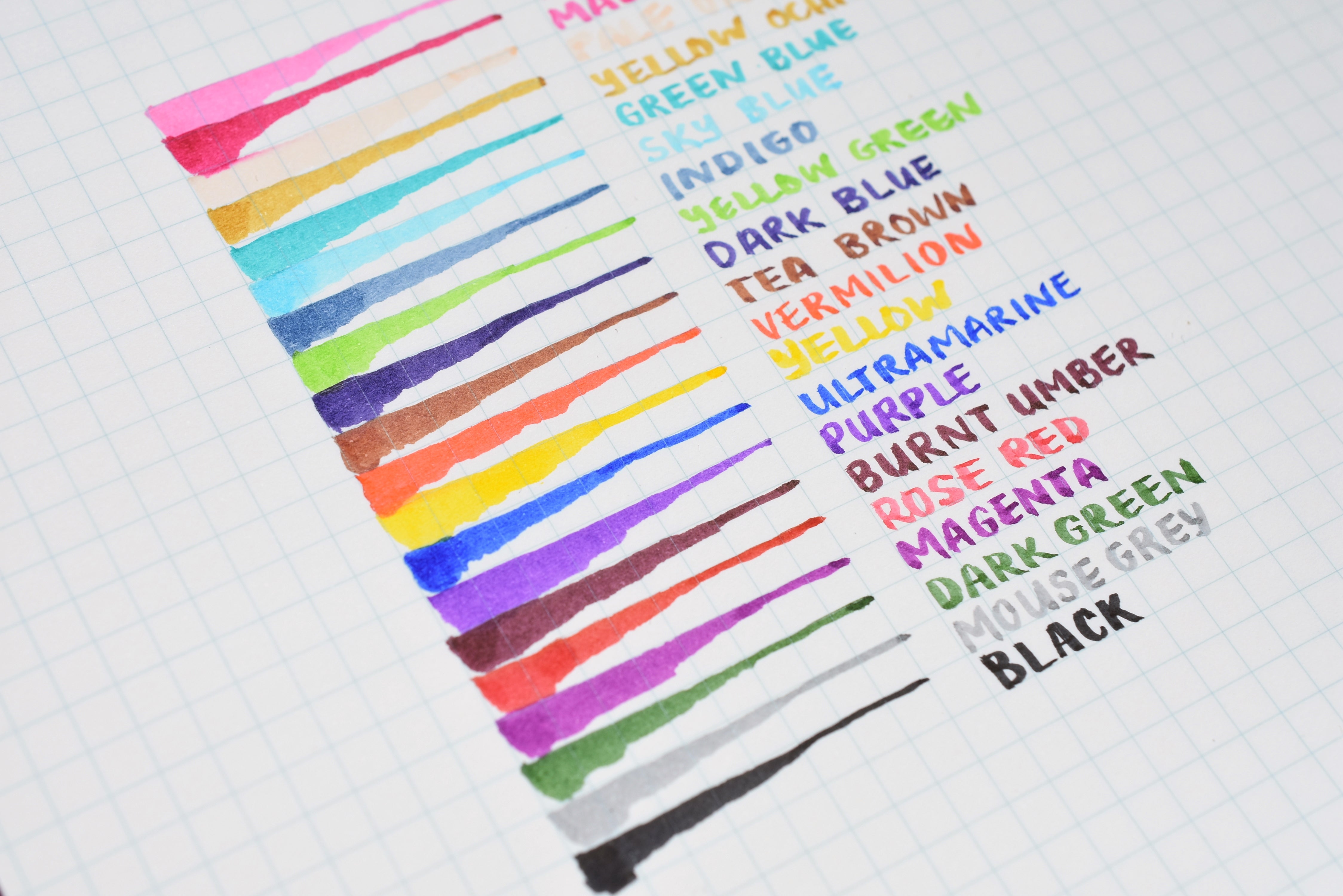 SAI Watercolor Brush Pen - 5 Color Set