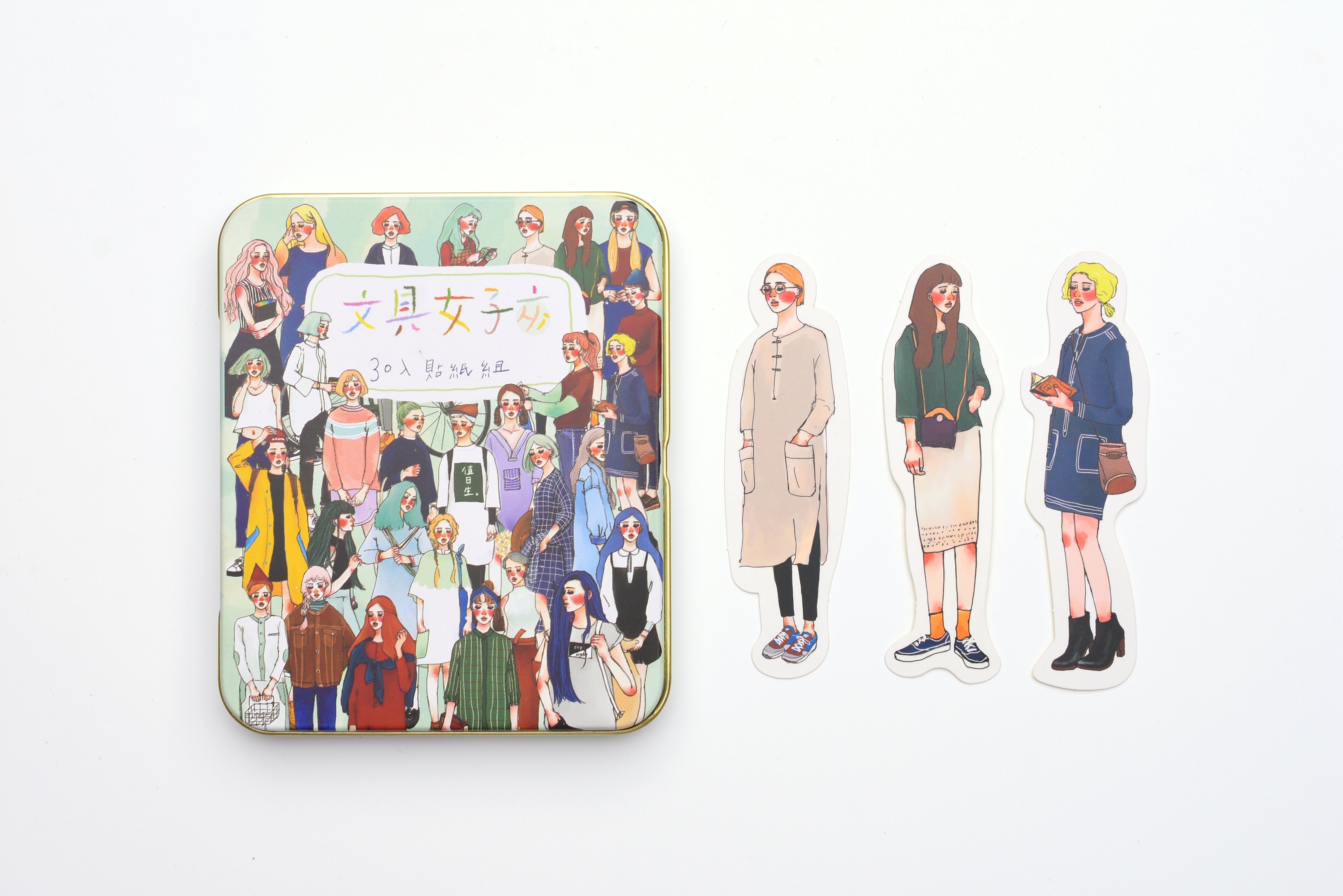 La Dolce Vita Sticker Set with Tin - Stationery Girls