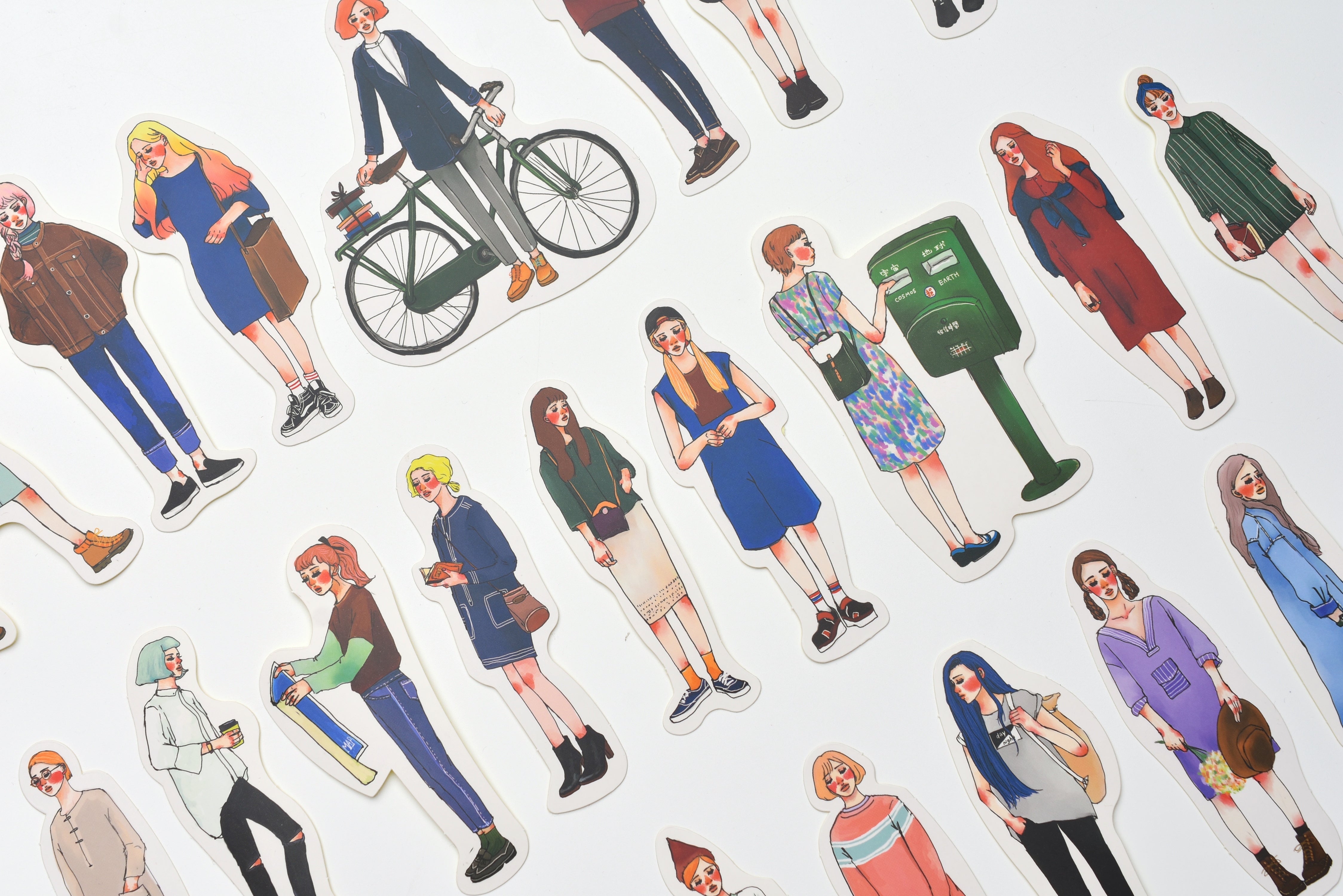 La Dolce Vita Sticker Set with Tin - Stationery Girls