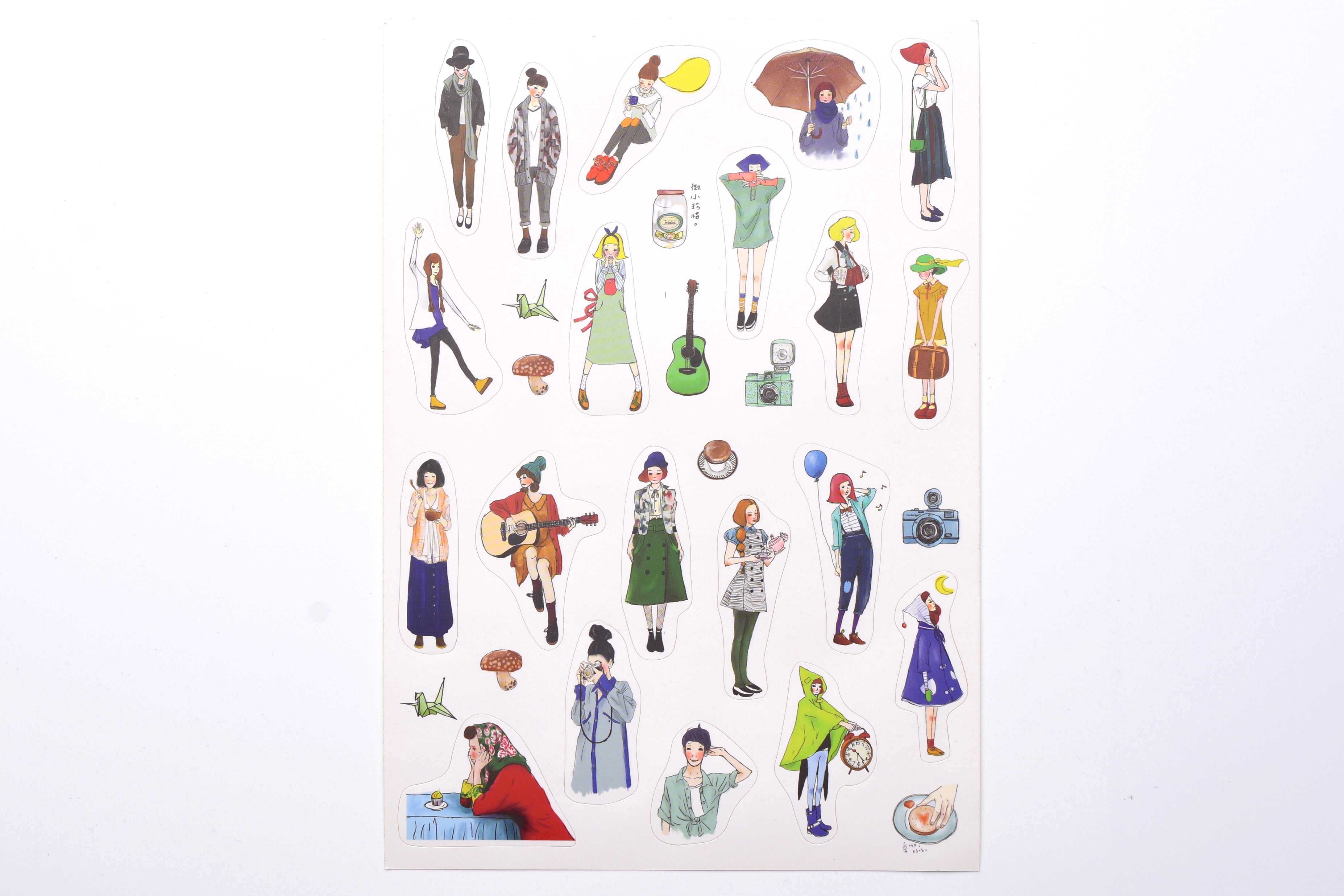 La Dolce Vita A5 Sticker Sheet - Girl's Mind