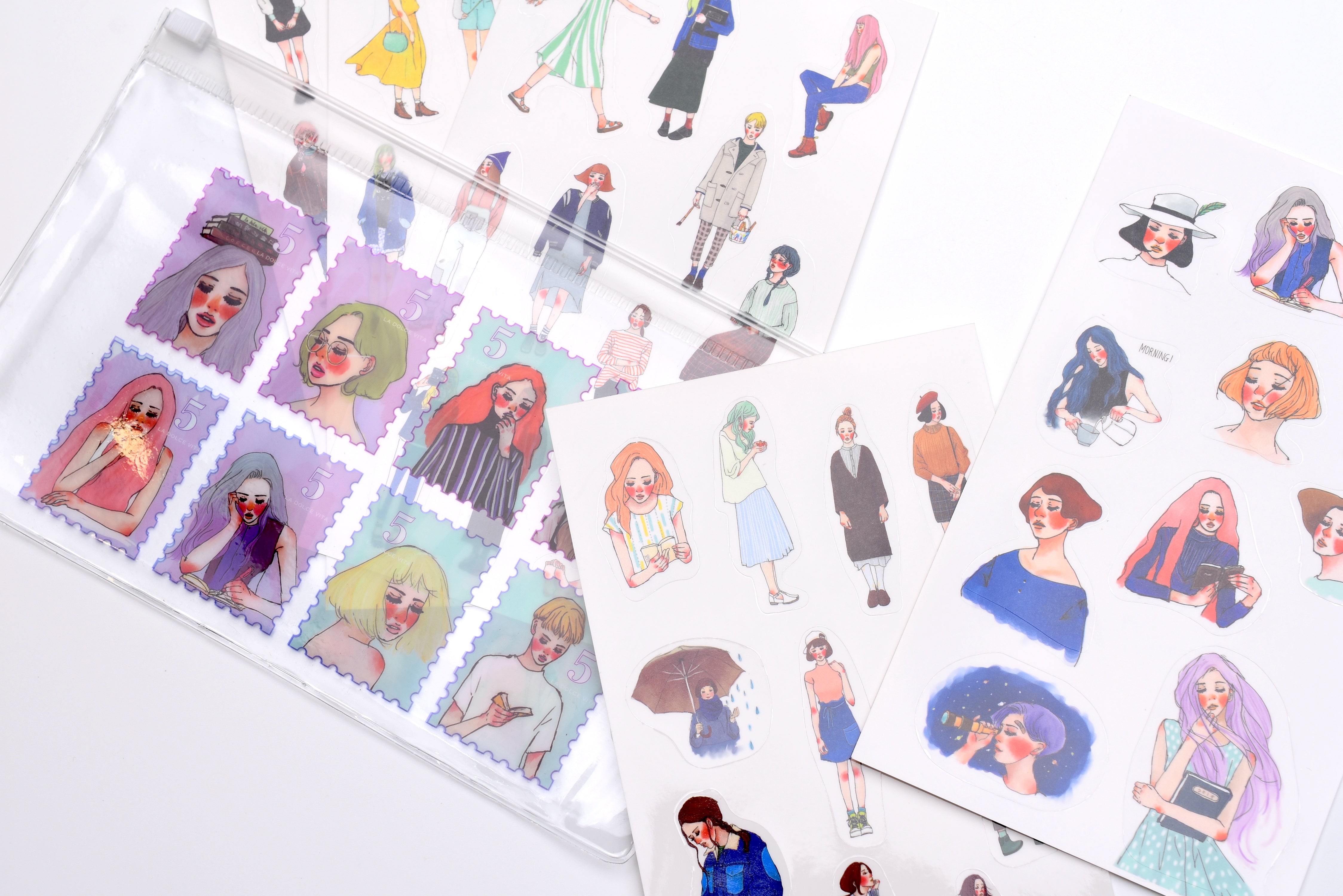 La Dolce Vita Transparent Sticker Sheet Set