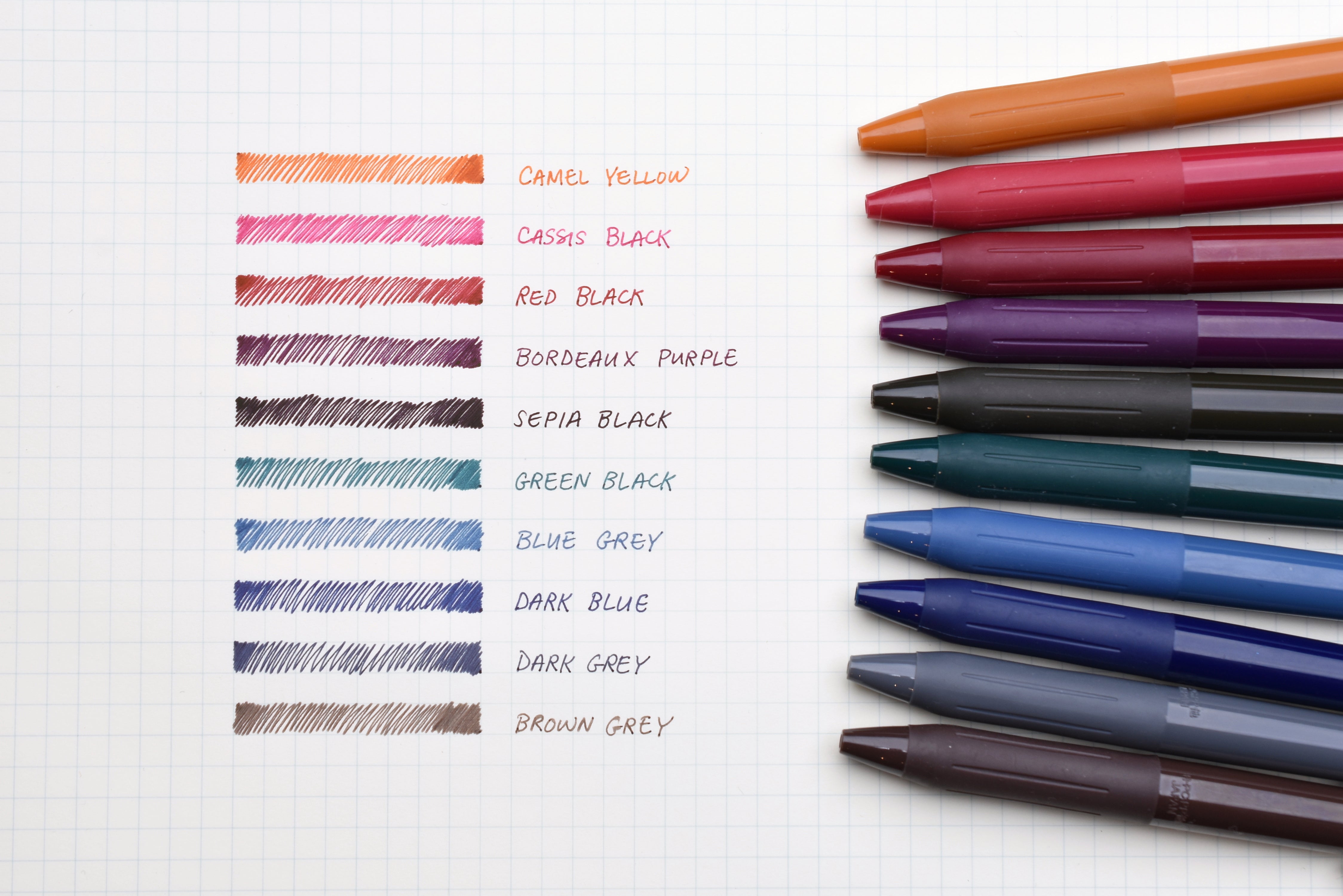 Zebra SARASA Clip - 0.5mm - Vintage Colors