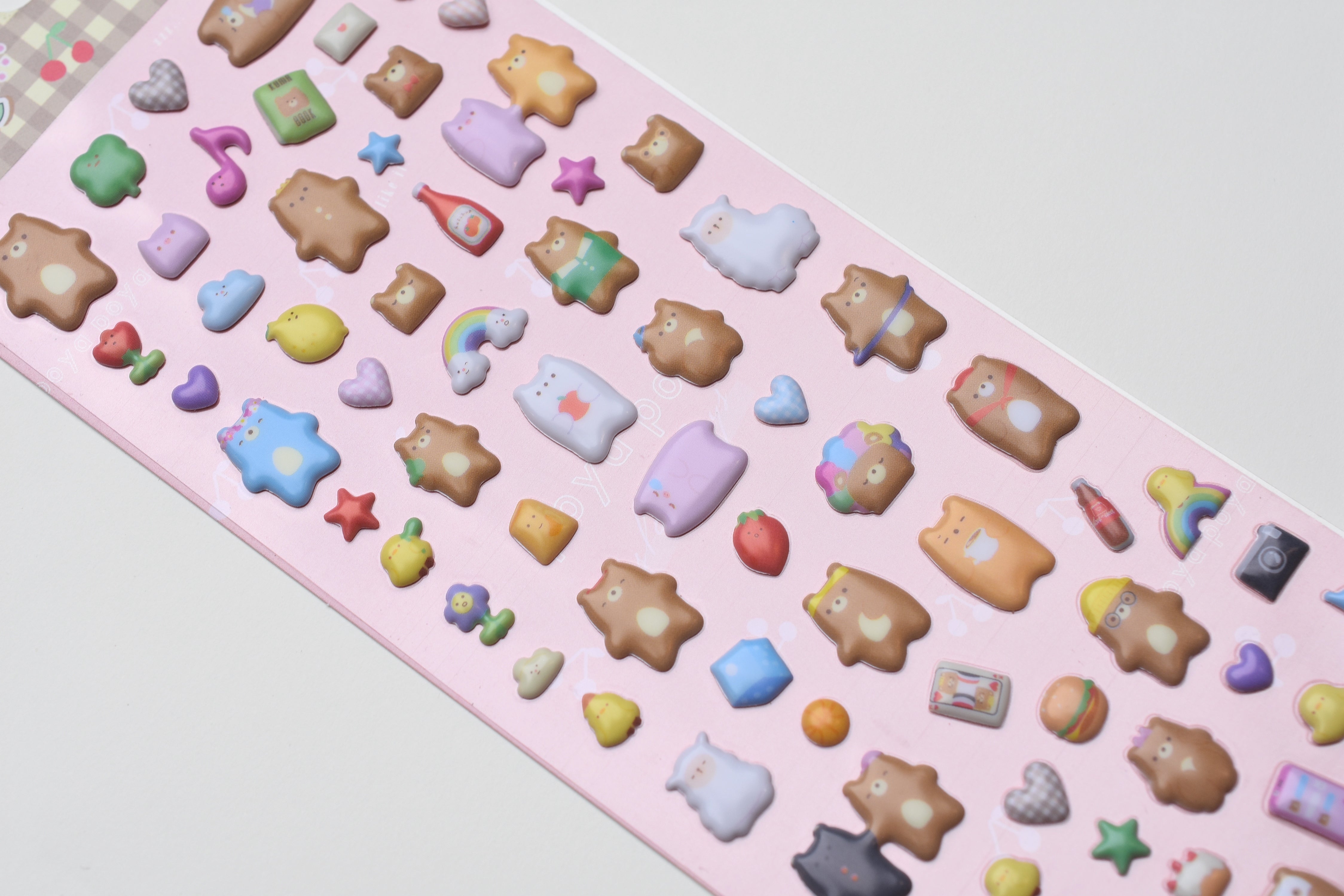Puffy Stickers - Bear