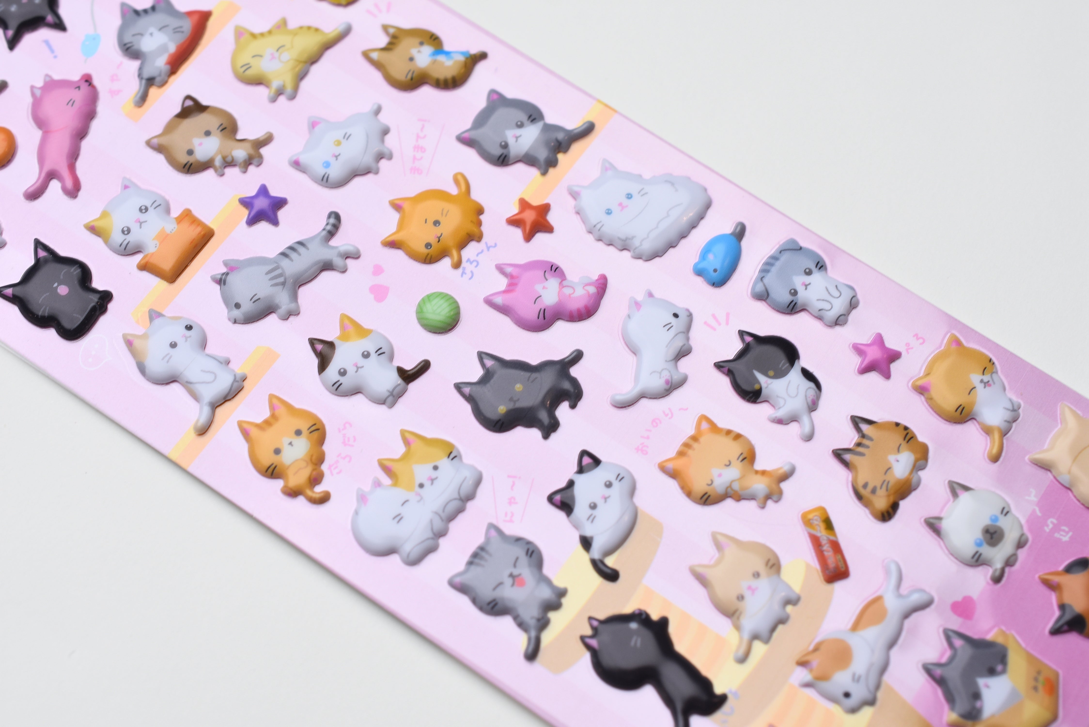 Puffy Stickers - Cat