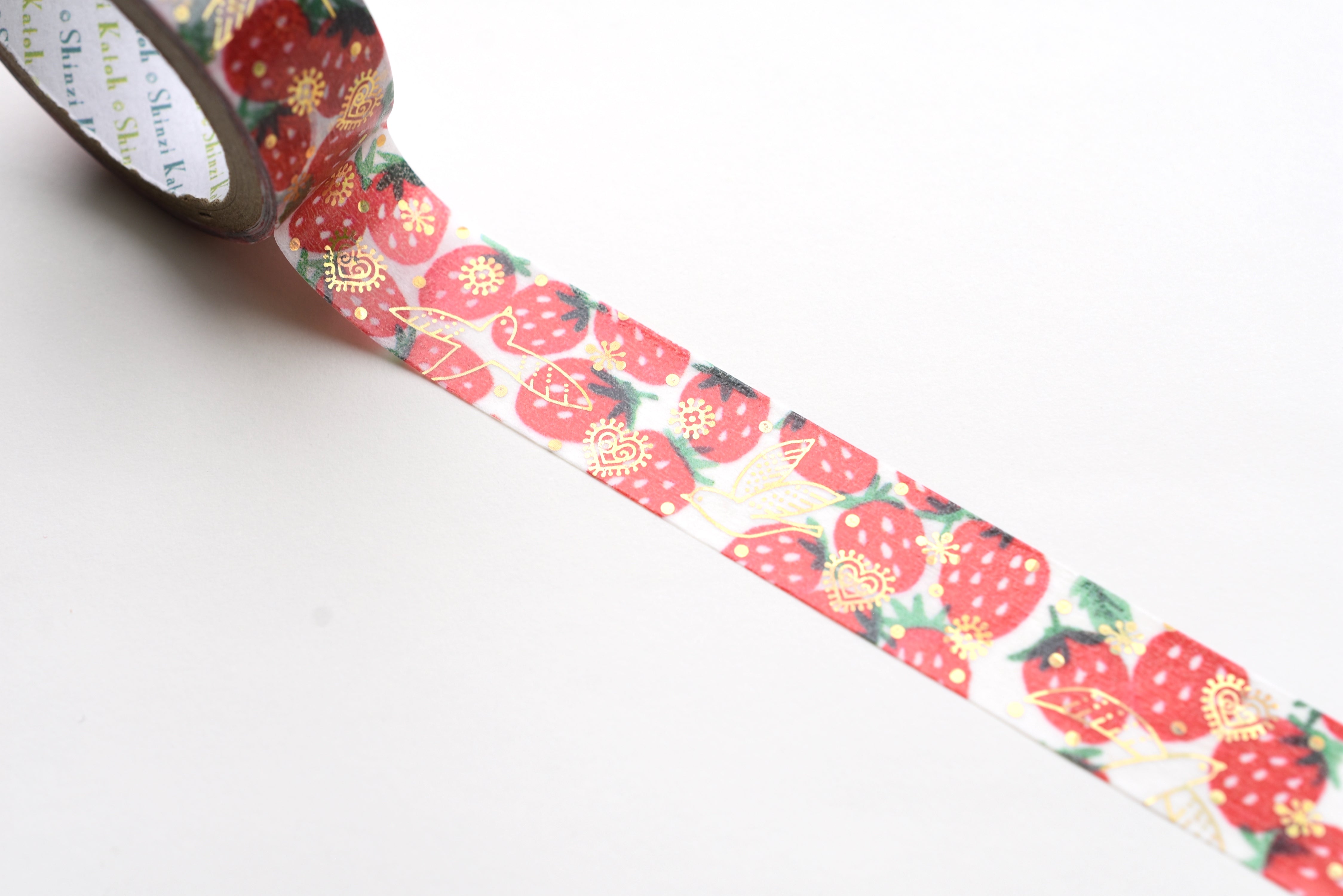 SEAL-DO Washi Tape - Shinzi Katoh - Strawberry and Bird