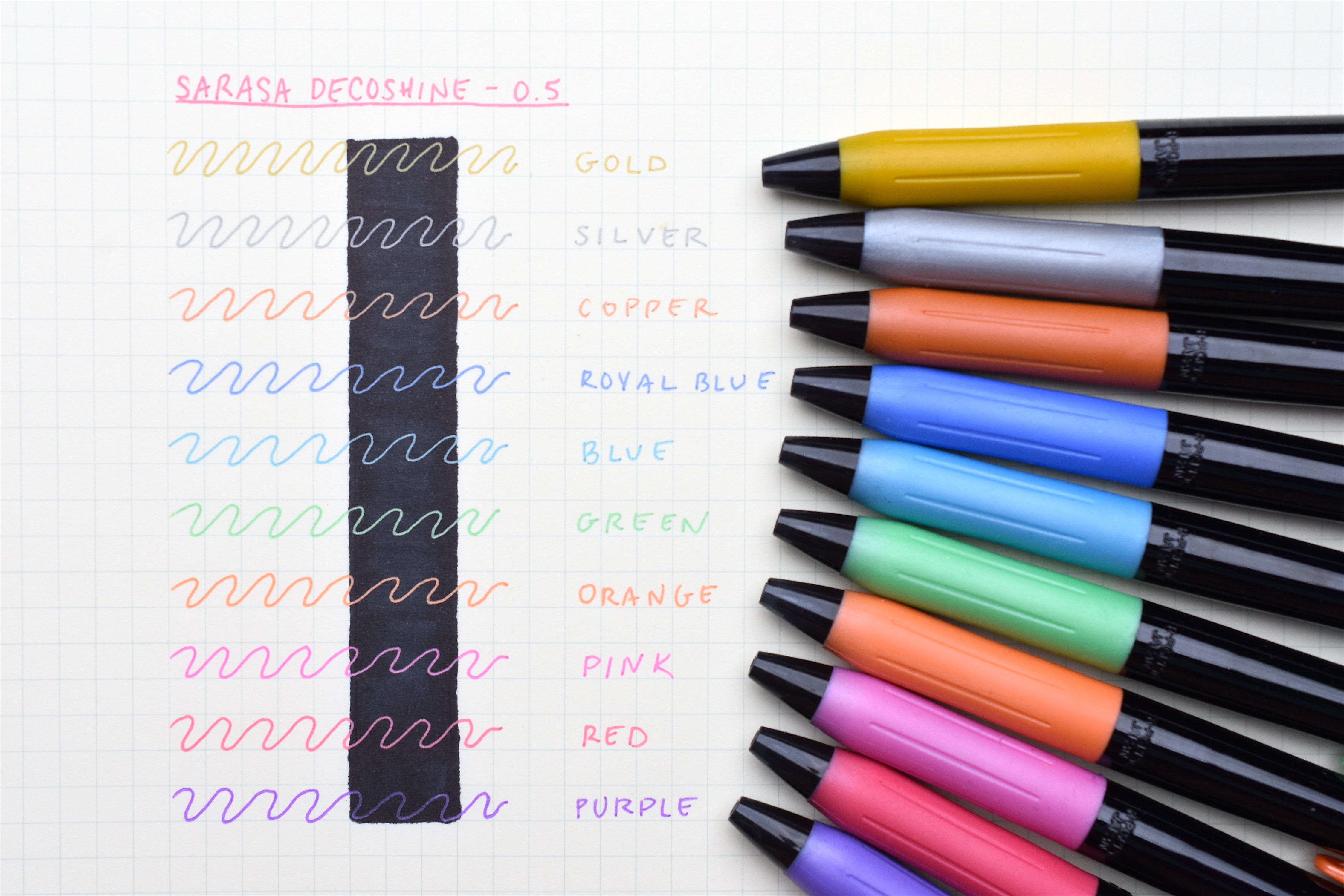 Zebra SARASA Clip Decoshine Color - 0.5mm