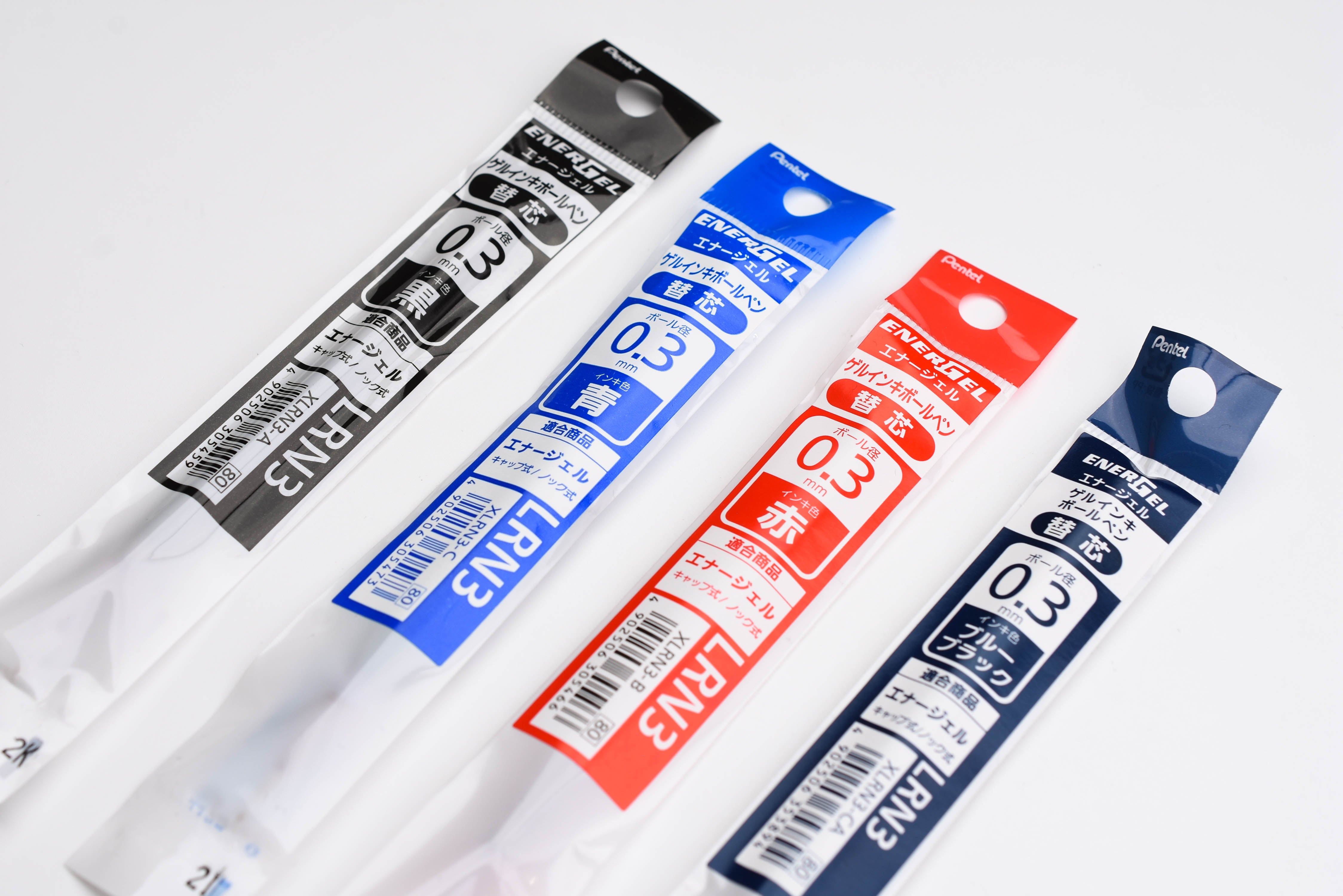 Pentel Energel XLRN3 Needle Tip 0.3mm Refills