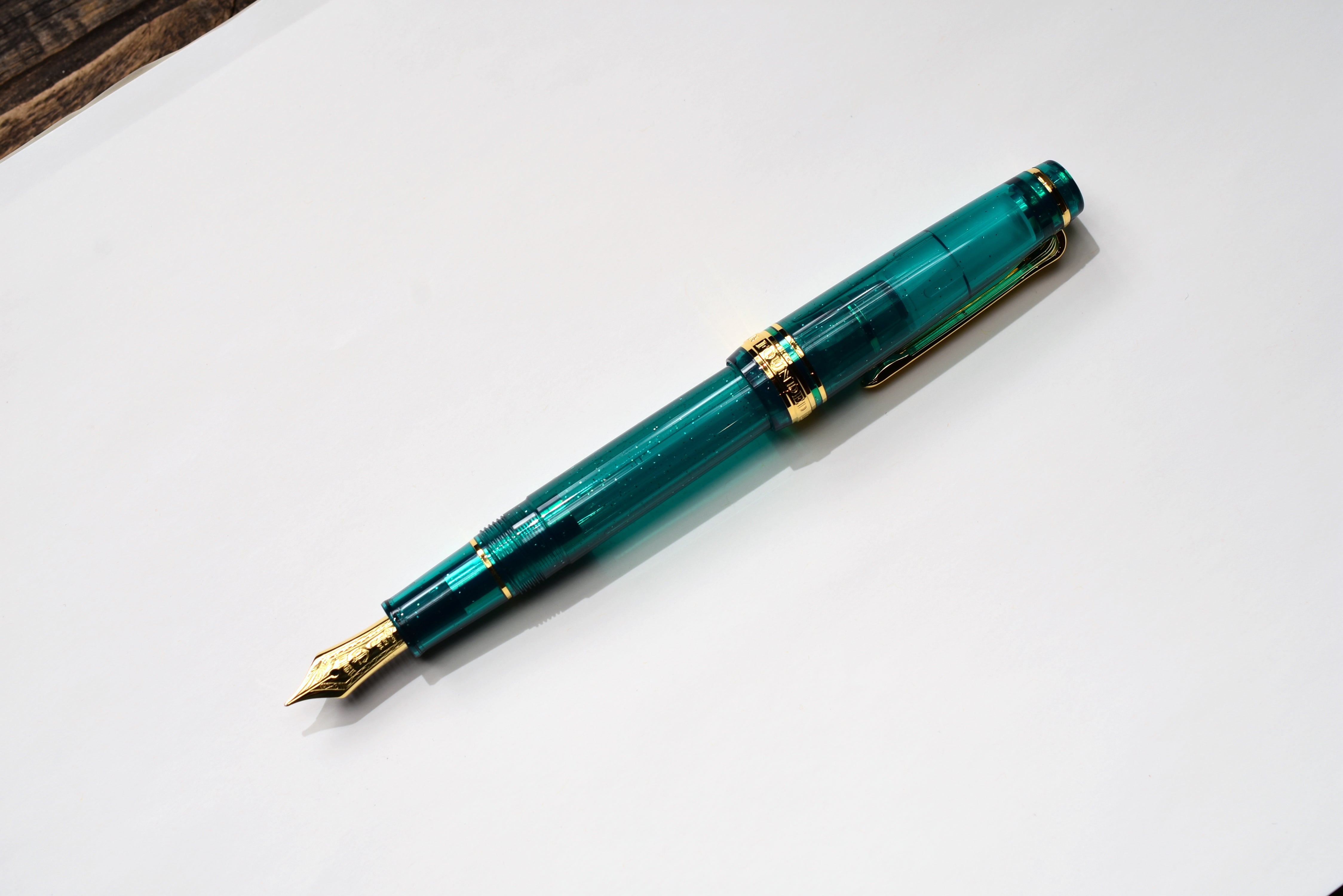 Sailor Pro Gear Slim - Blue Green Nebula