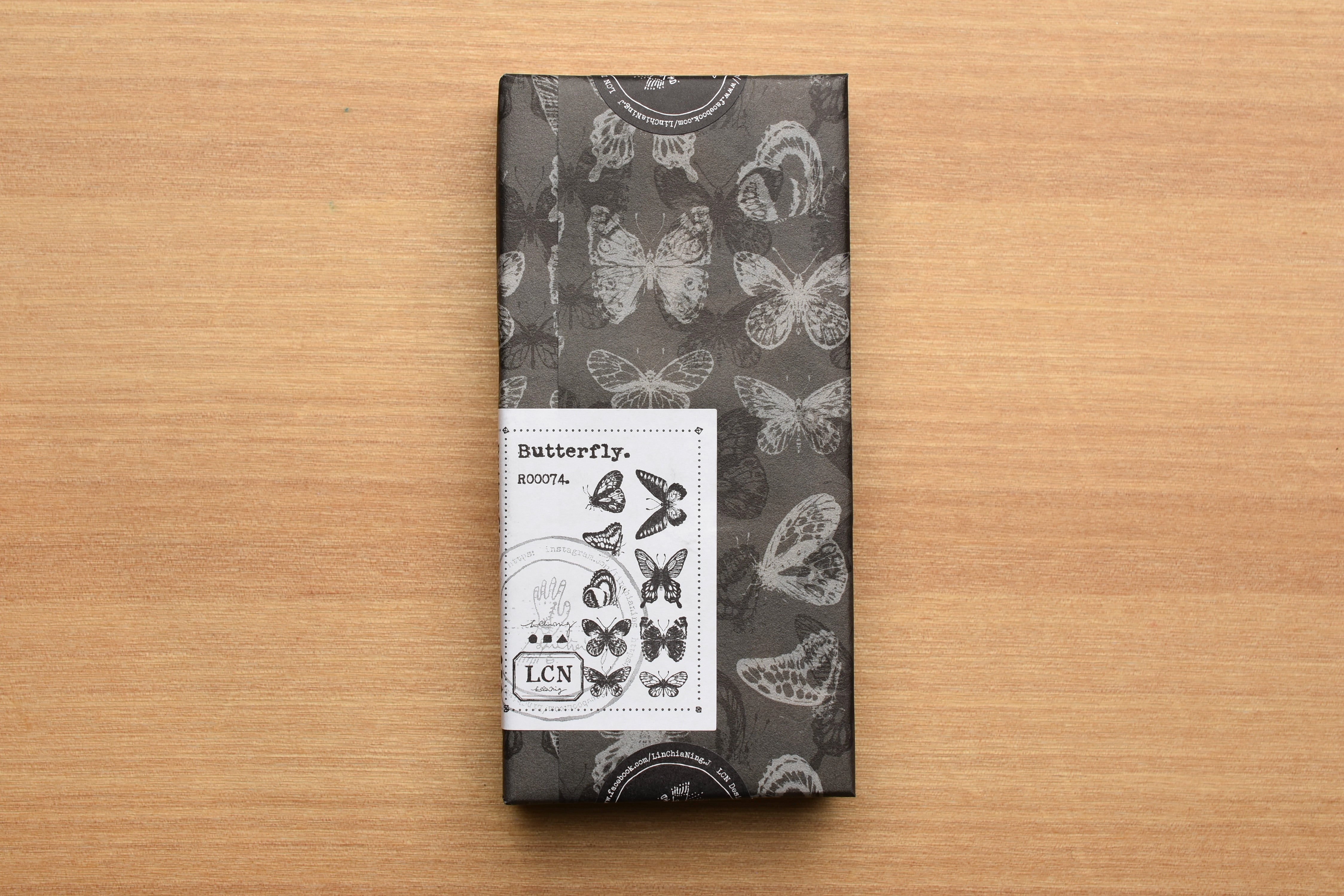LCN Butterfly Rubber Stamp Set