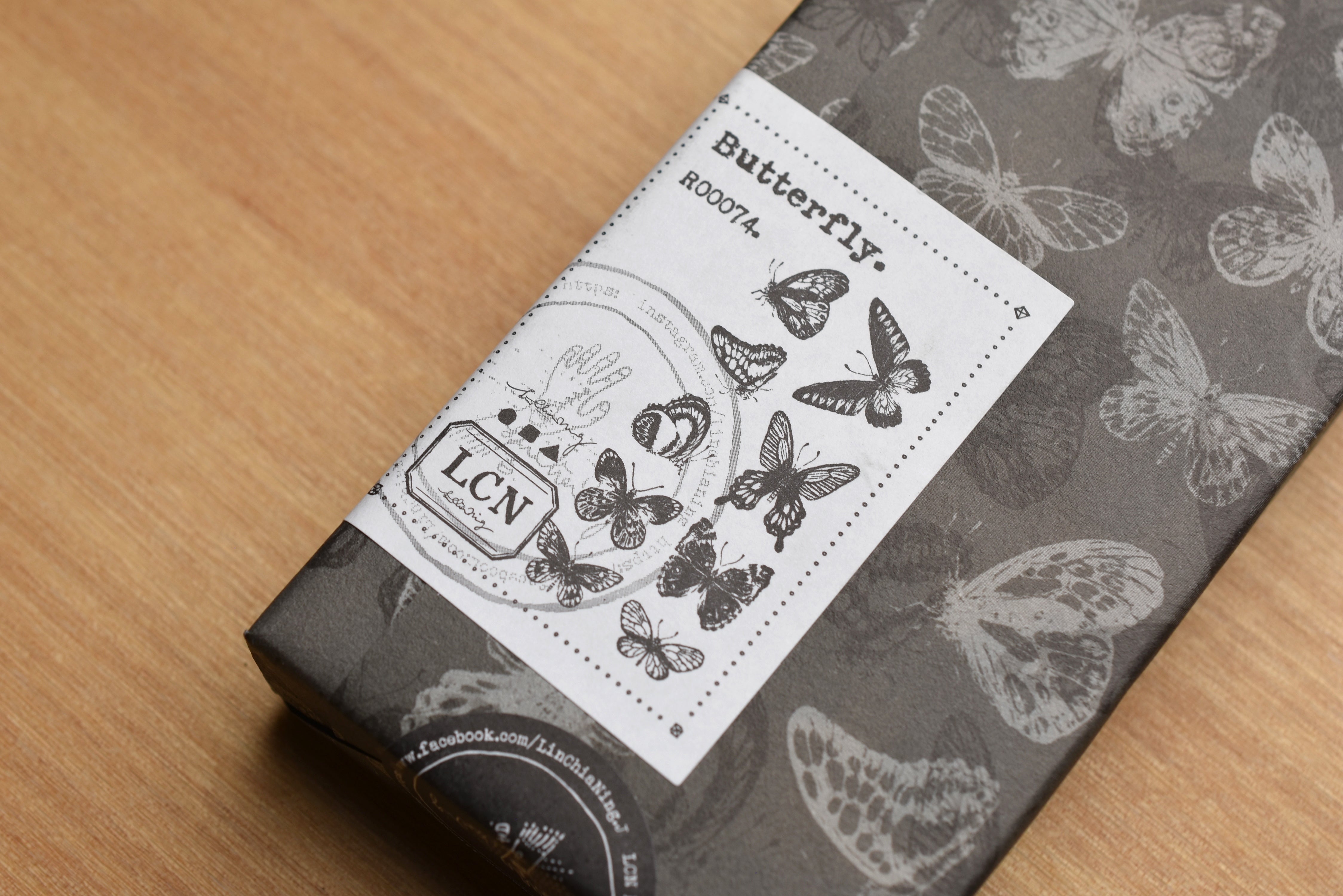LCN Butterfly Rubber Stamp Set