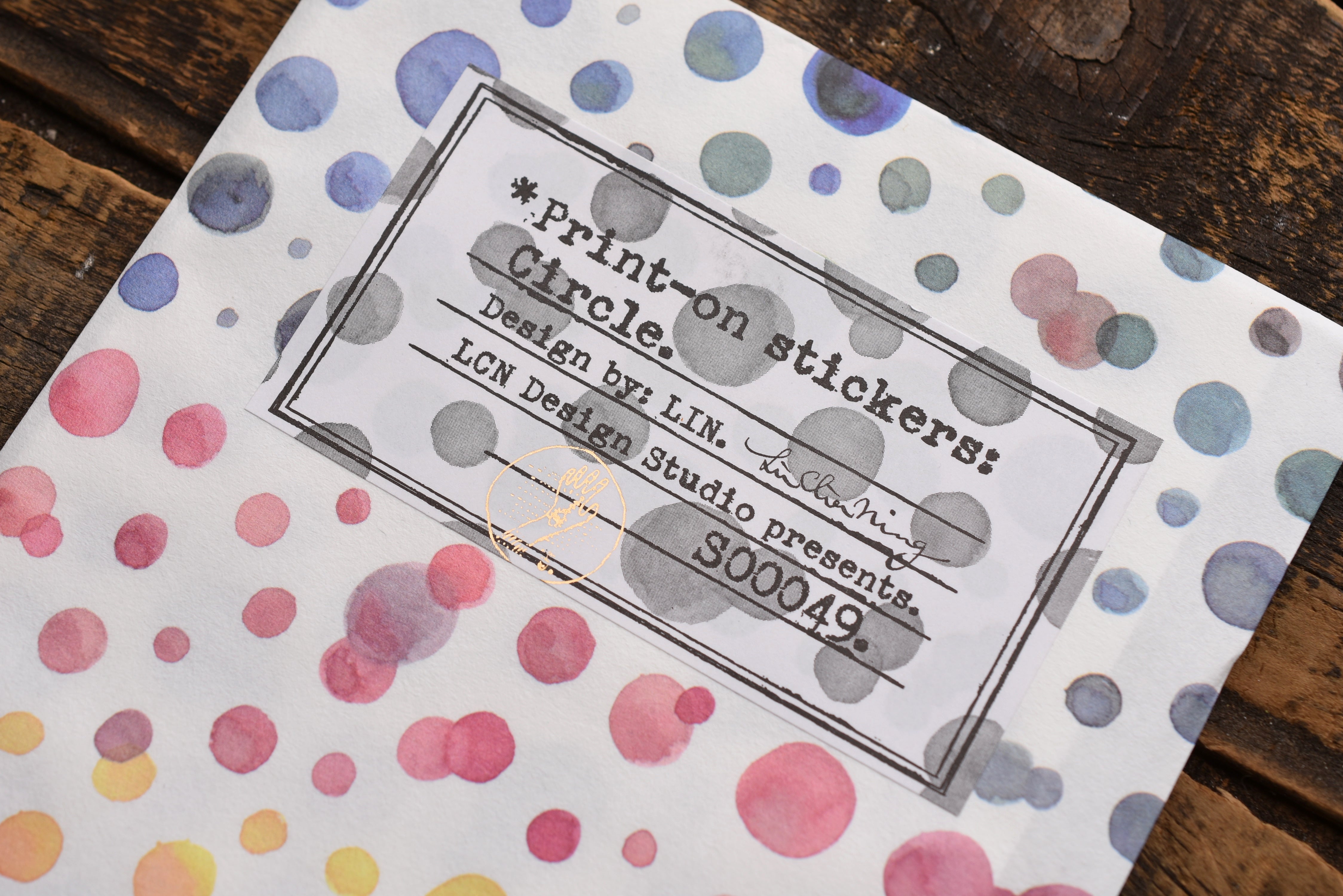 LCN Print On Stickers - Circle