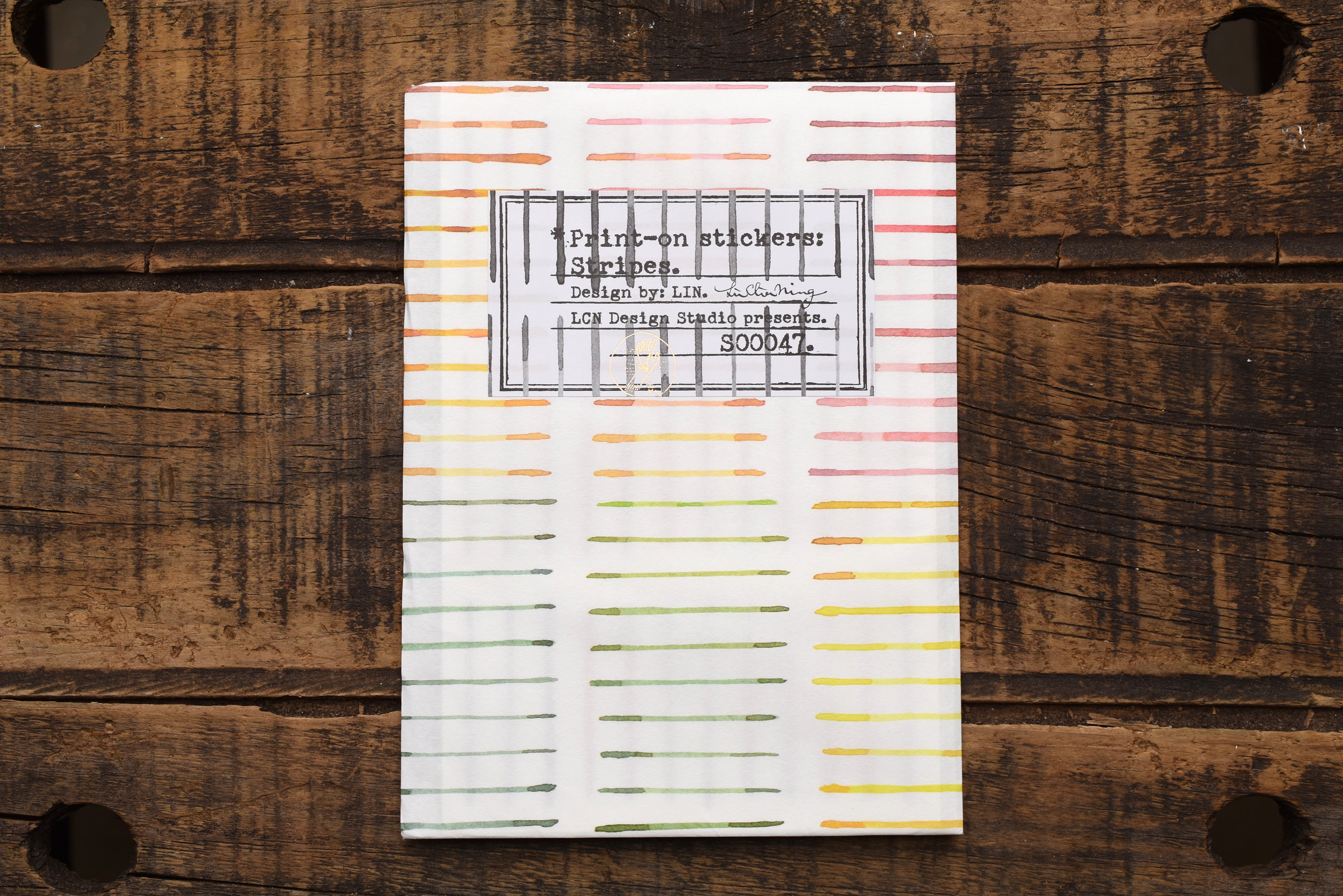 LCN Print On Stickers - Stripes