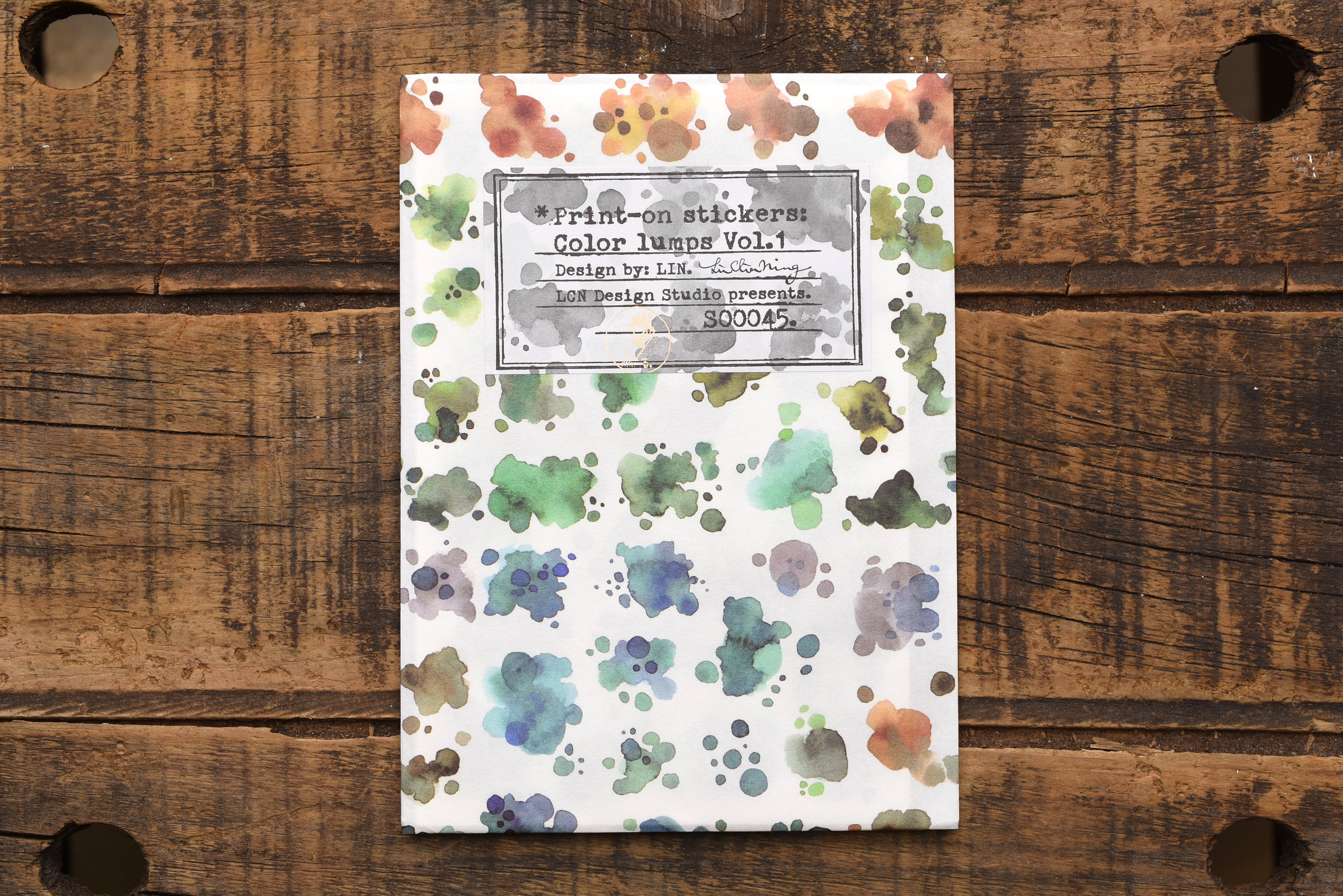 LCN Print On Stickers - Color Lumps Vol. 1