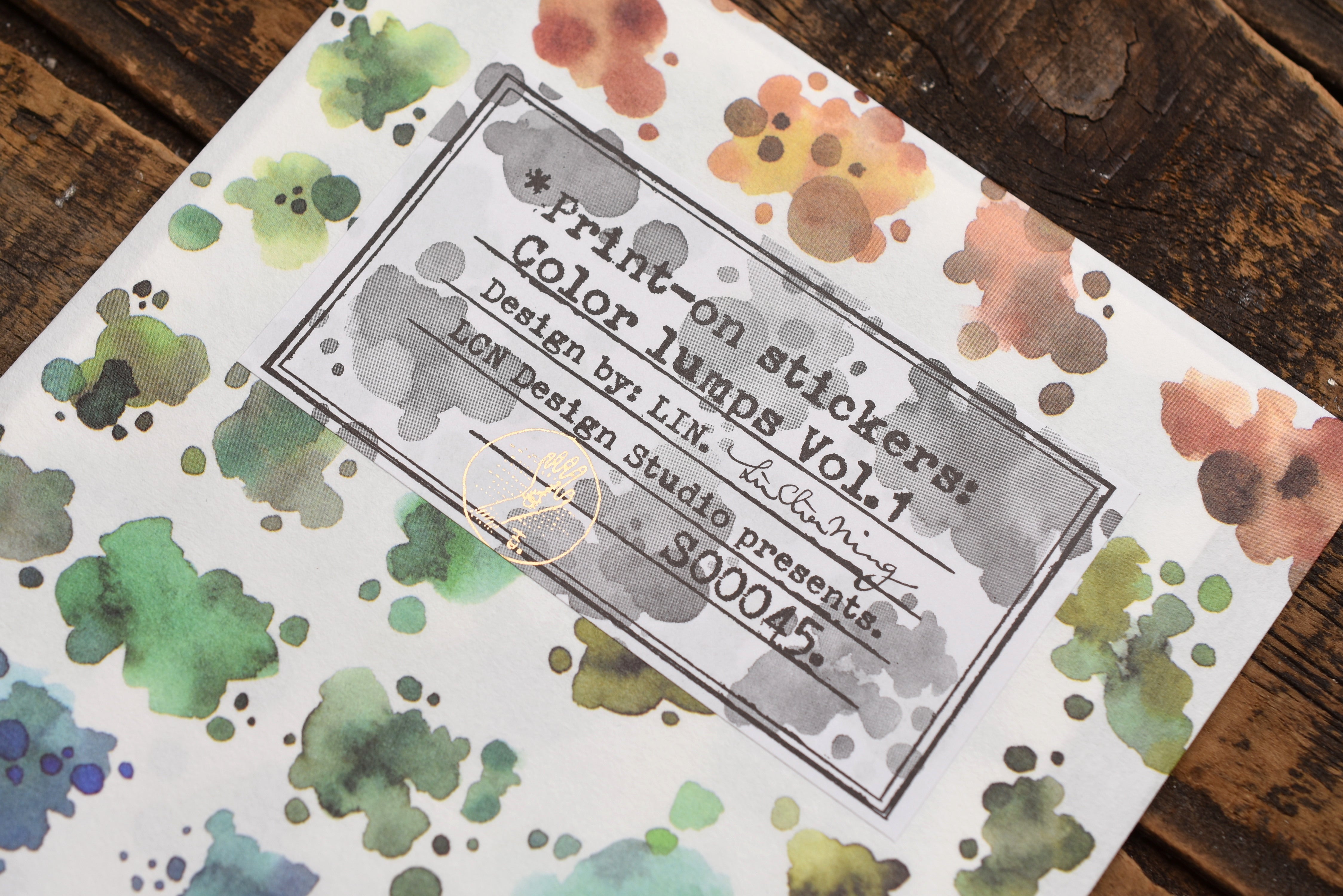 LCN Print On Stickers - Color Lumps Vol. 1