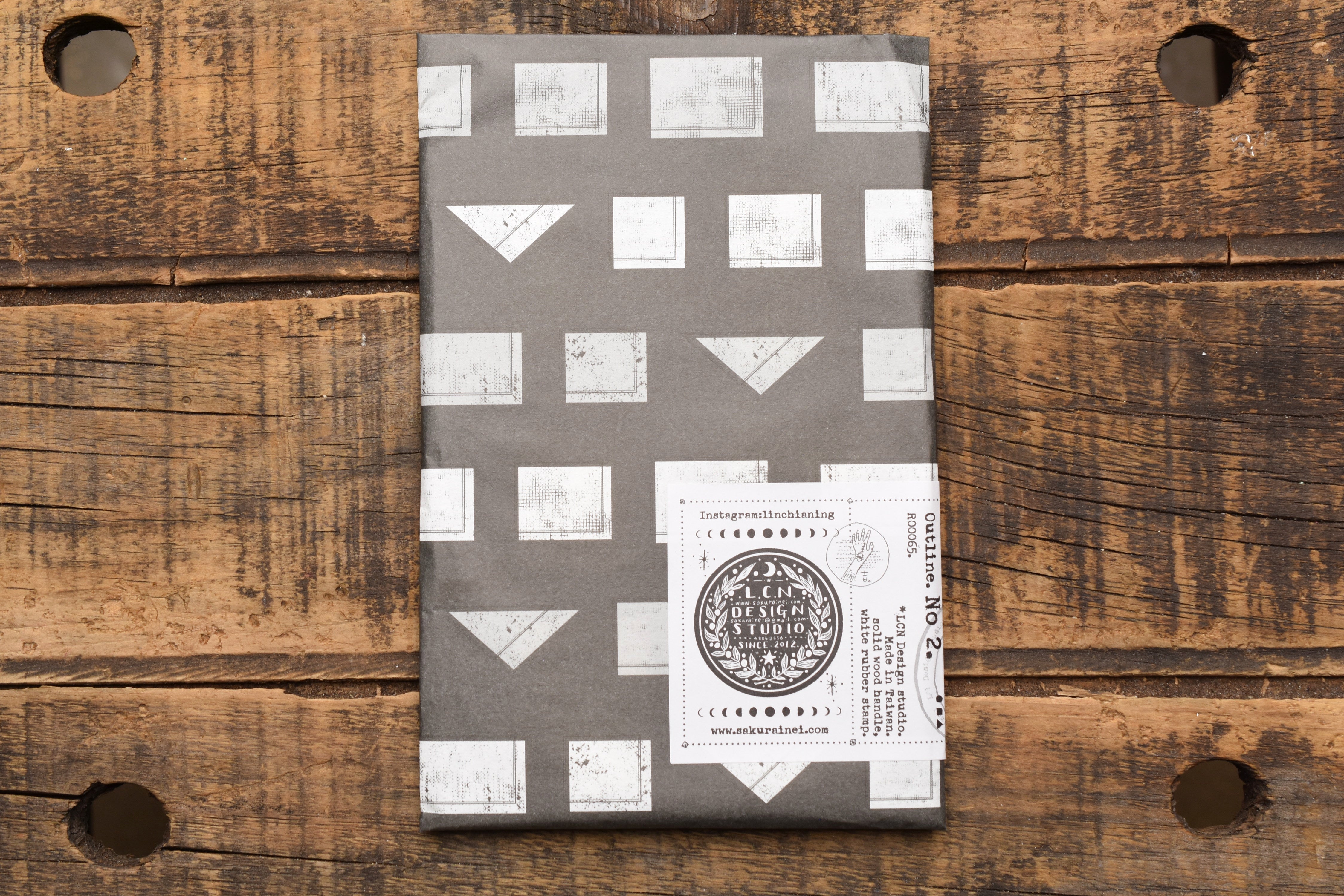 LCN Outline Mounted Rubber Stamp Set No. 2