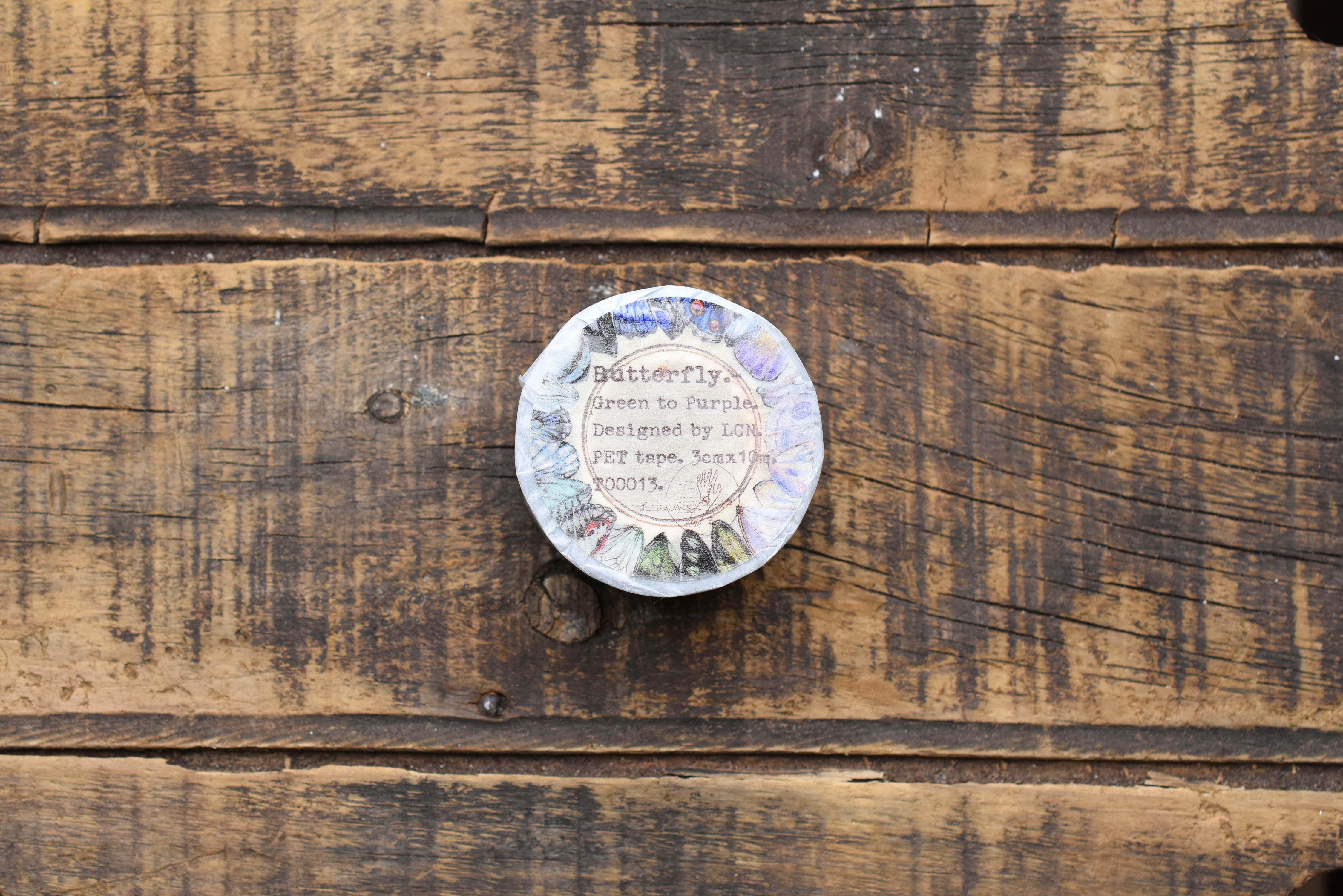 LCN Butterfly - Green to Purple Matte Masking Tape