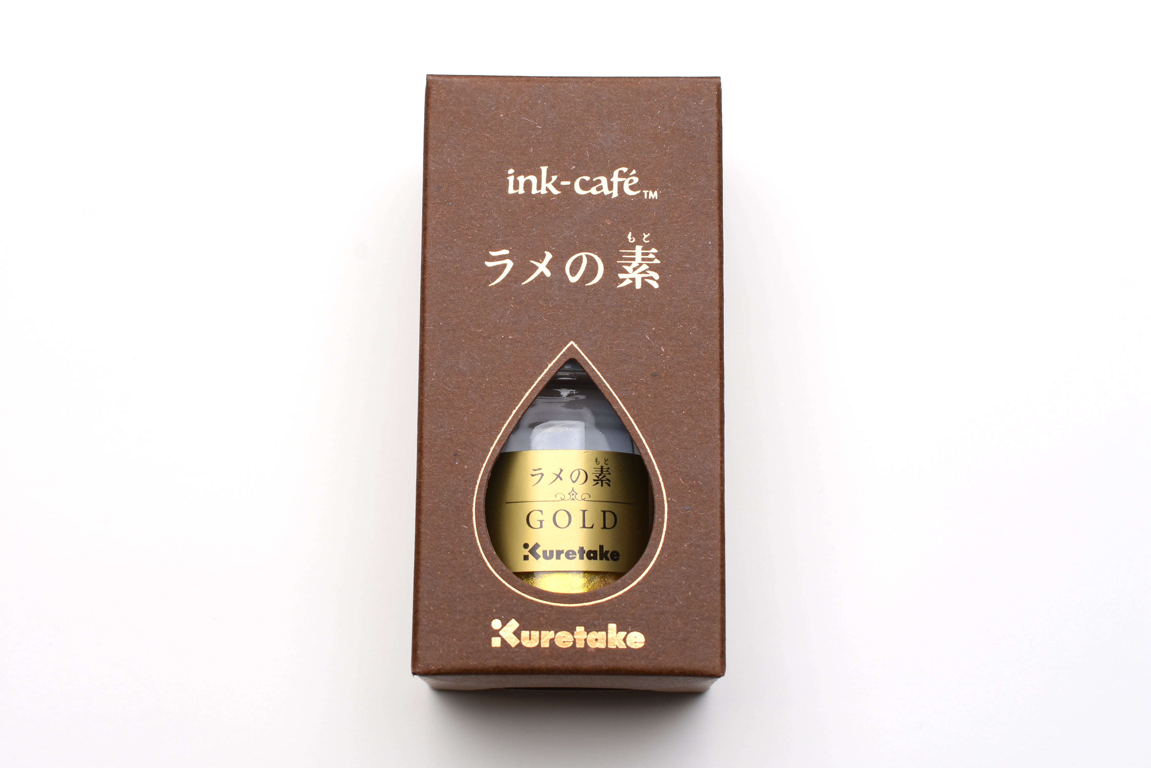Kuretake Ink-Cafe Lame no Moto - Ink Glitter - Gold