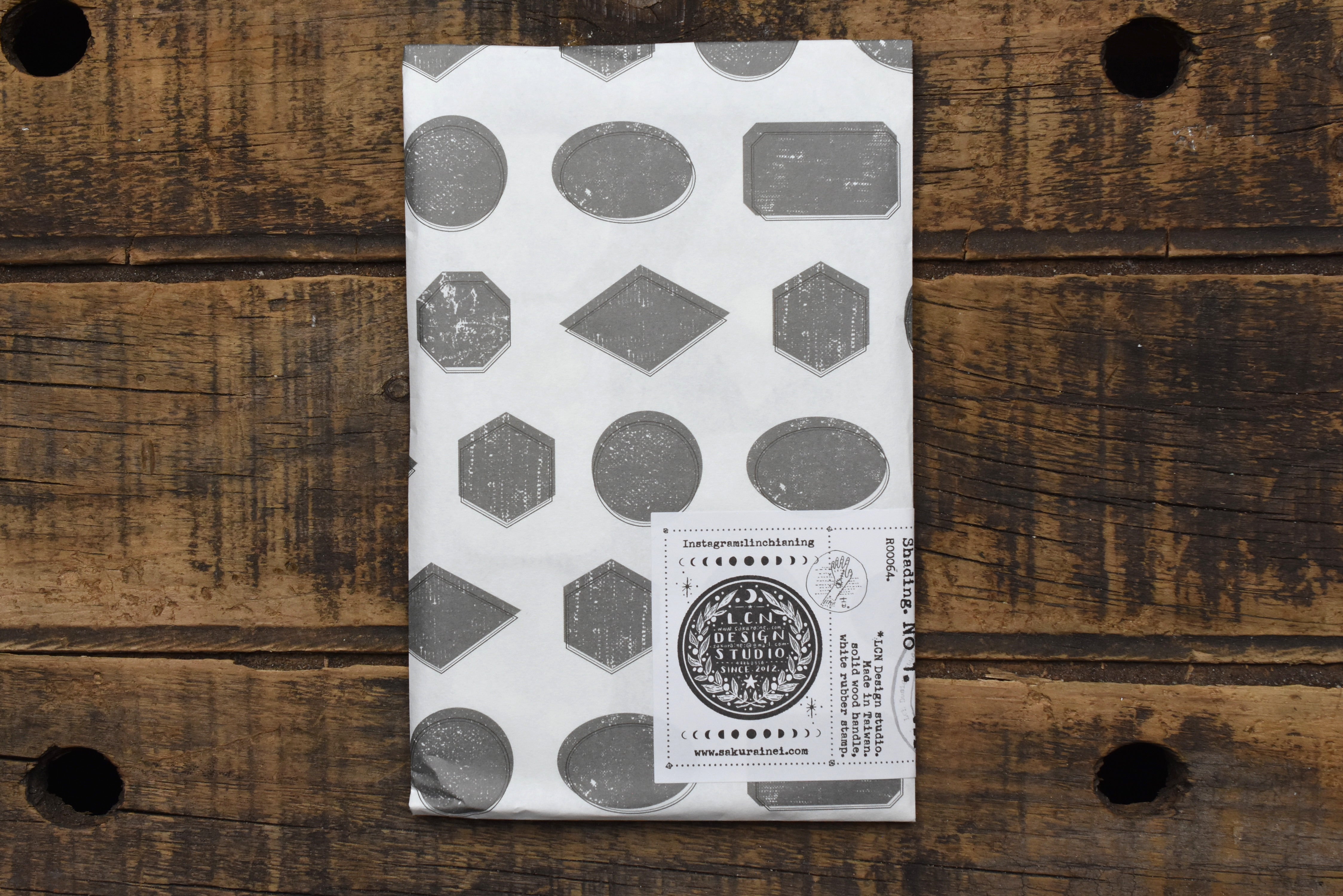LCN Shading Mounted Rubber Stamp Set No. 1