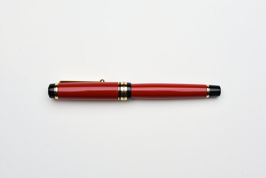 Pilot Custom 845 Urushi Fountain Pen - Vermilion