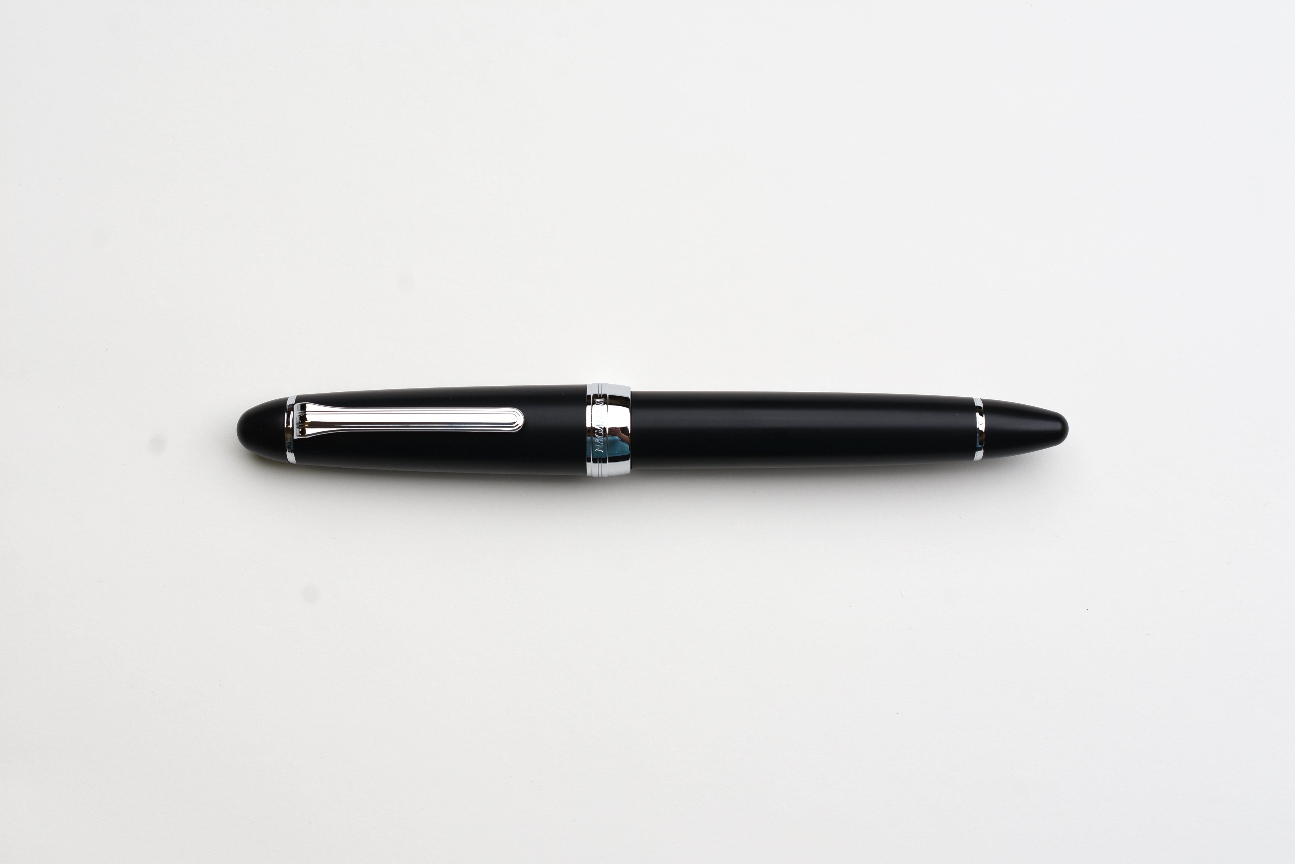 Nagasawa Original Large Fountain Pen FL - Black/Silver
