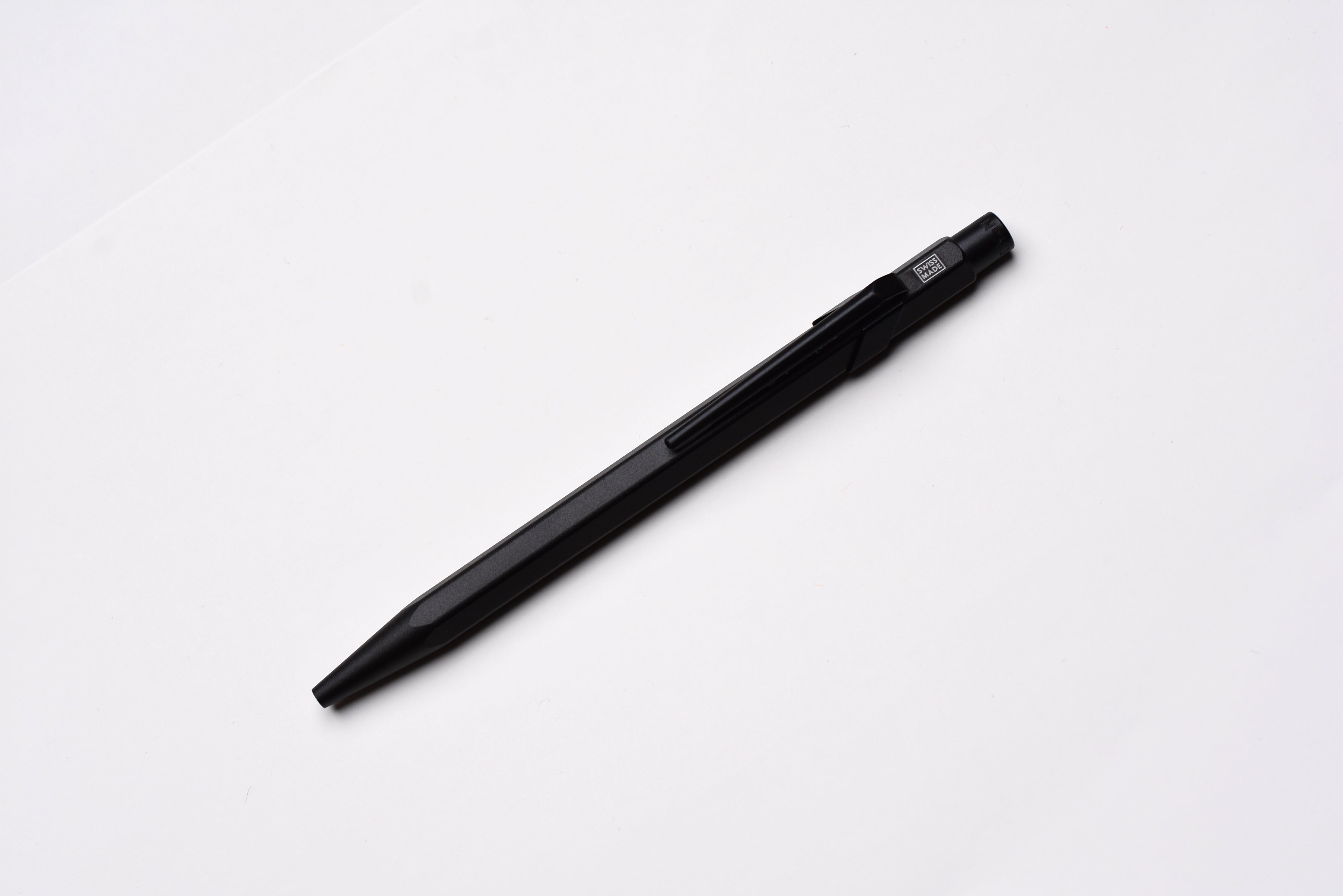 Caran d'Ache 849 Metal Ballpoint Pen - Black Code With Metal Slim Pack Case