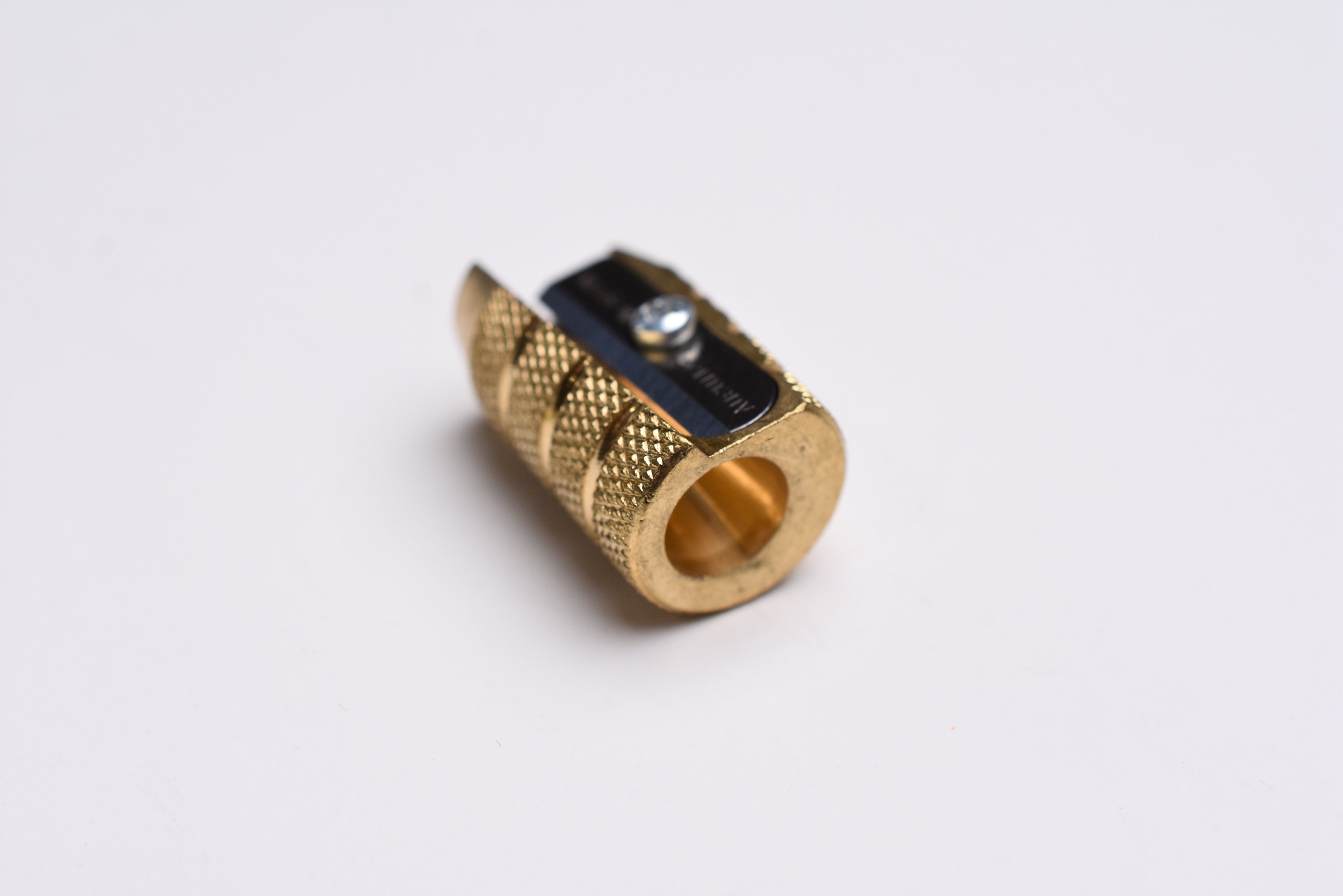 M+R Brass Bullet Single Hole Sharpener
