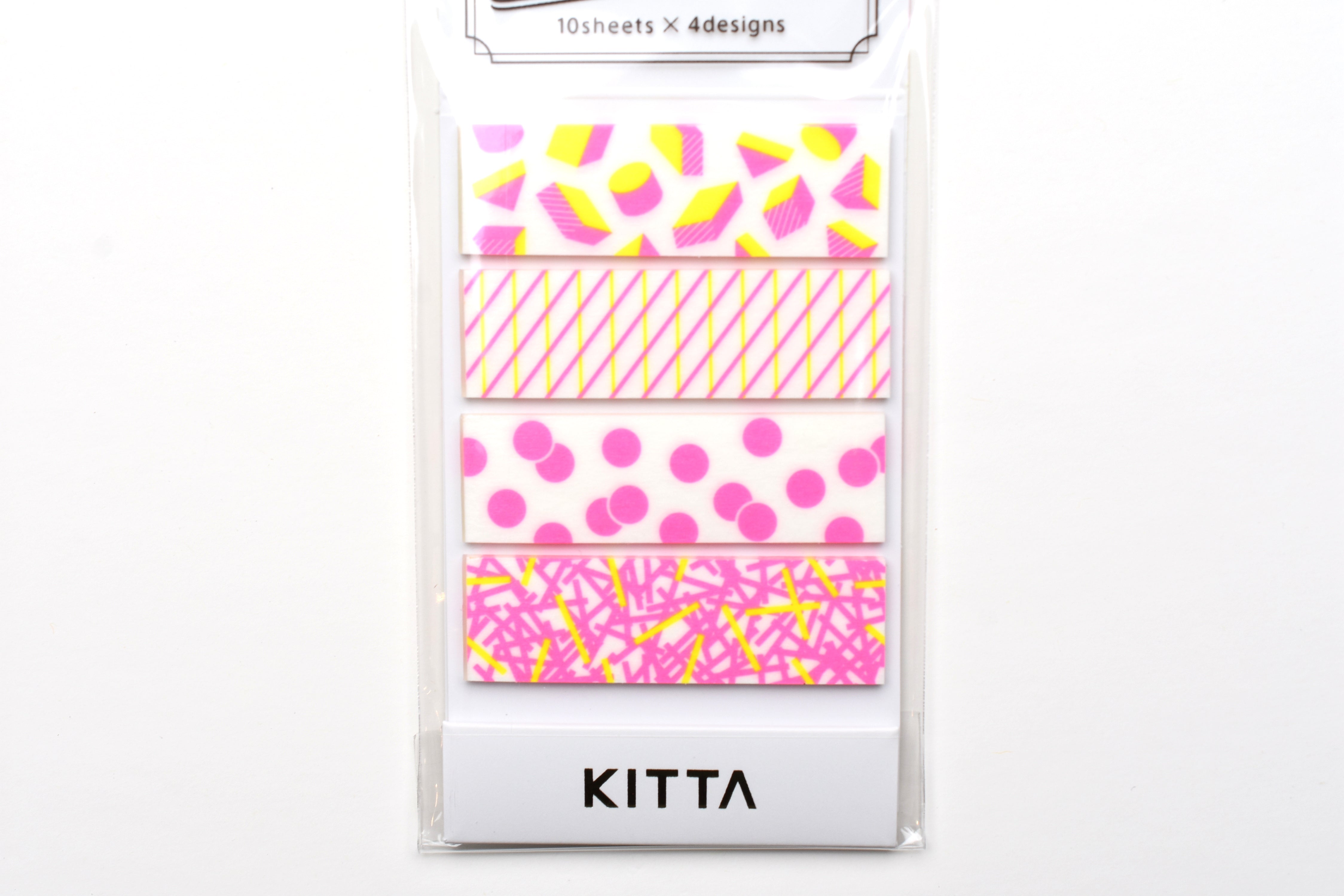 Kitta Portable Washi Tape - Fluorescent - Graphic
