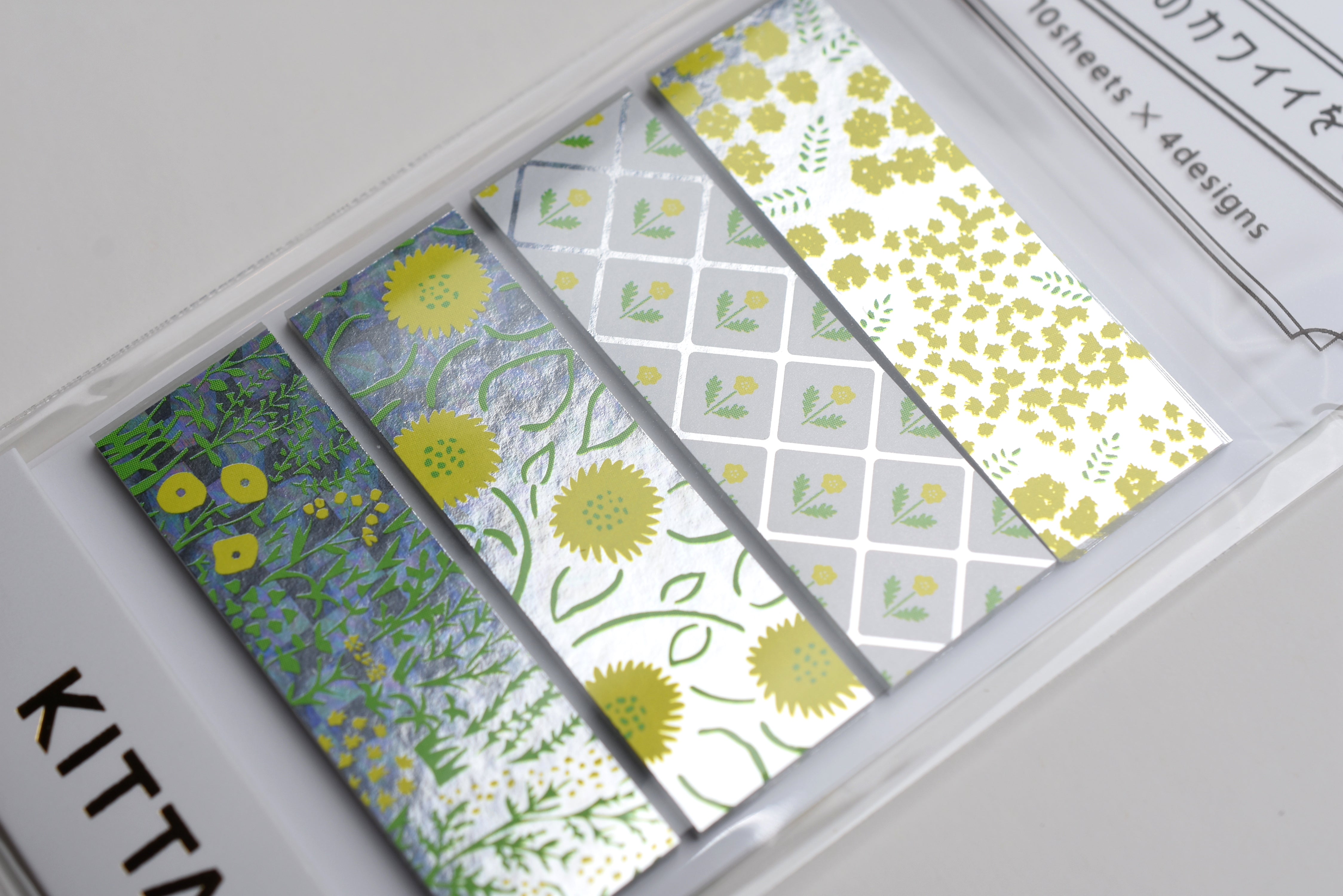 Kitta Portable Washi Tape - Fluorescent - Flower