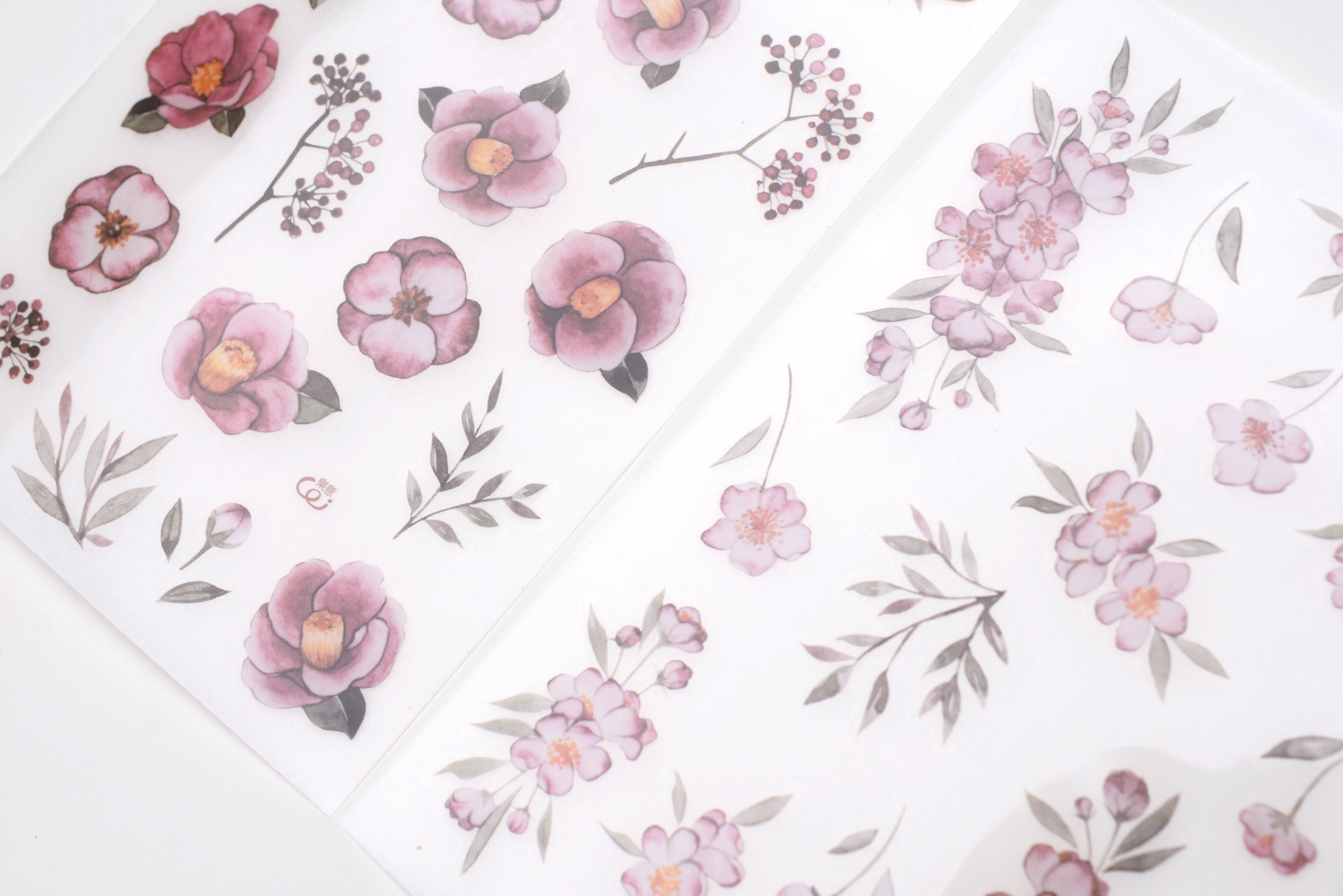 Loi Design Print On Sticker - Retro Flowers