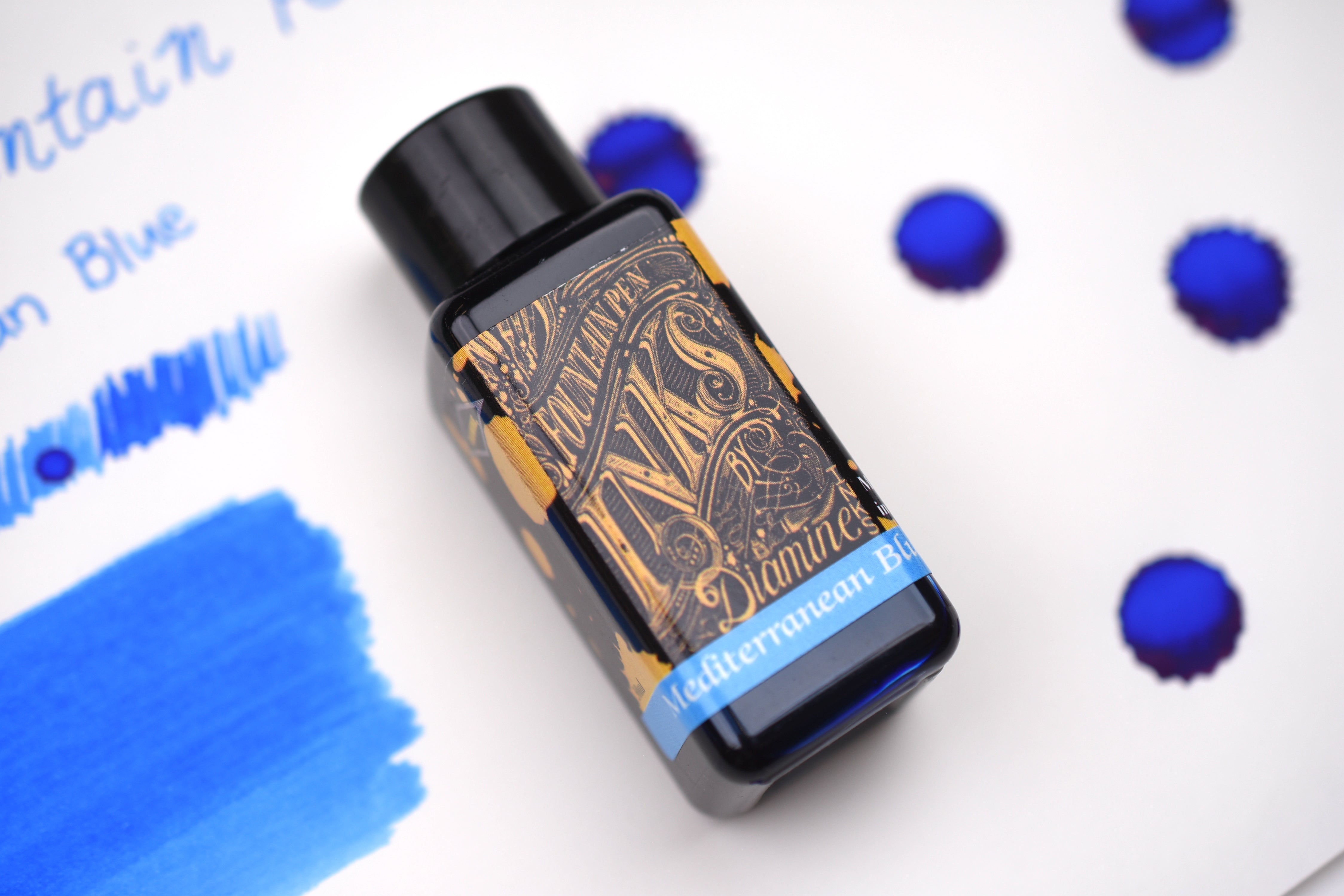 Diamine Fountain Pen Ink - Mediterranean Blue - 30mL