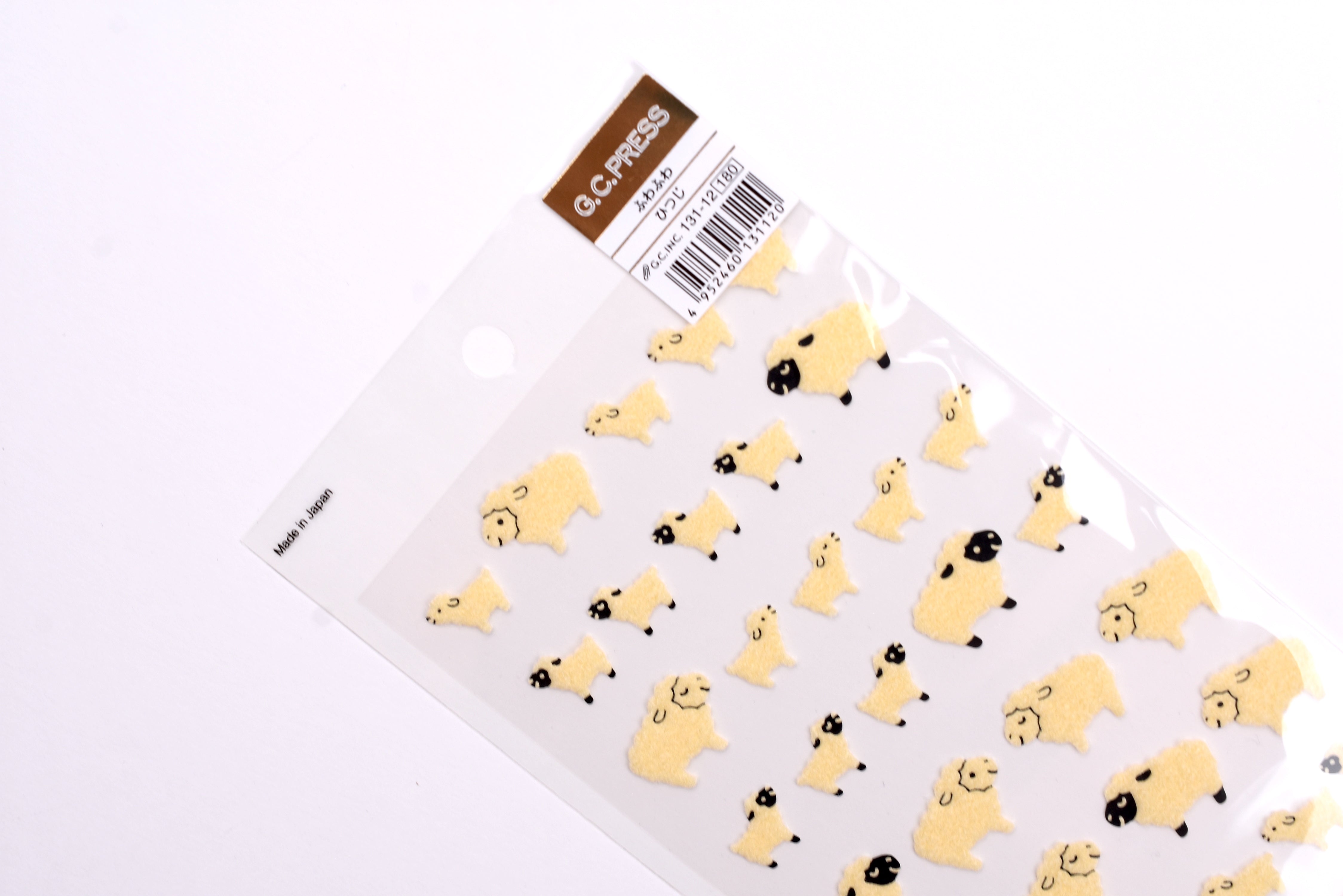 G.C. Press Fuzzy Stickers - Sheep