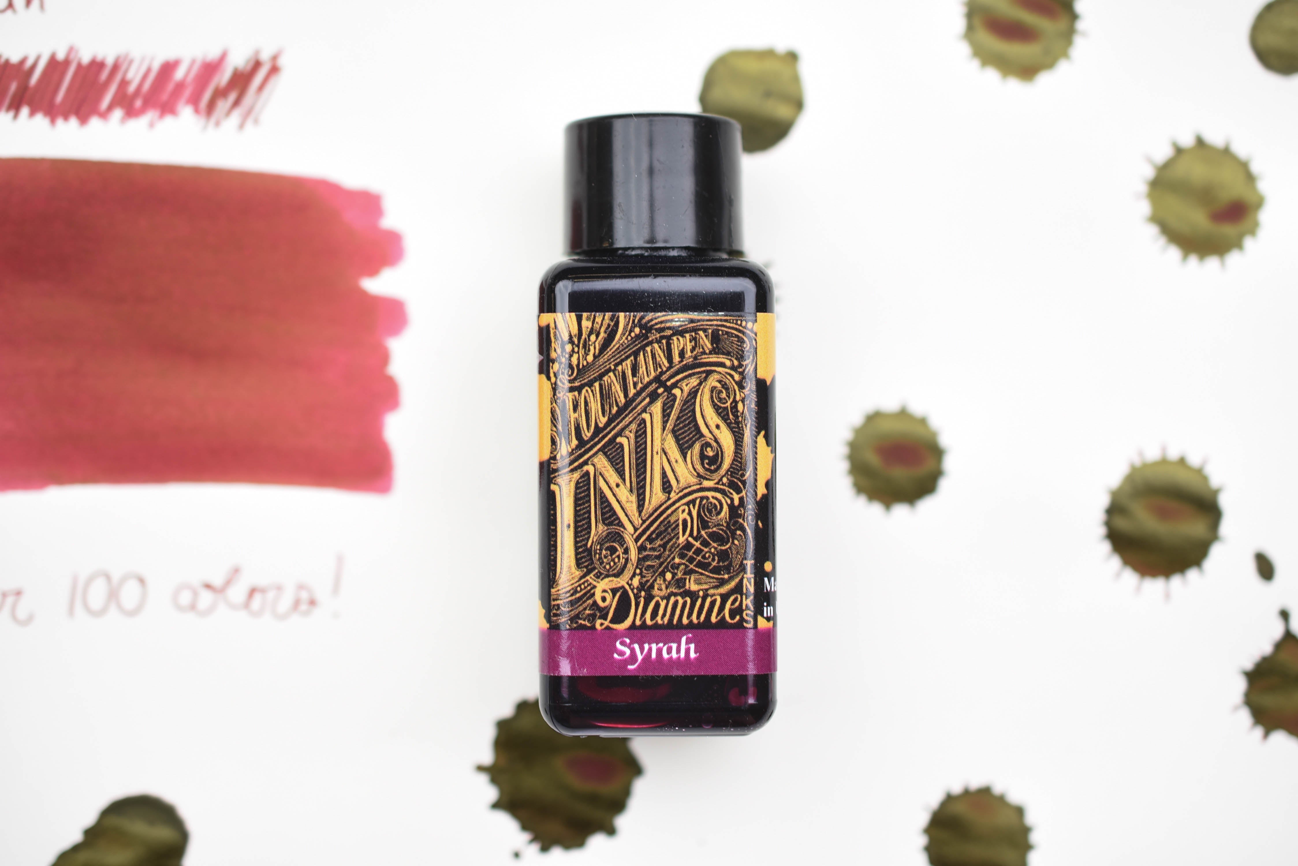 Diamine Fountain Pen Ink - Syrah - 30mL