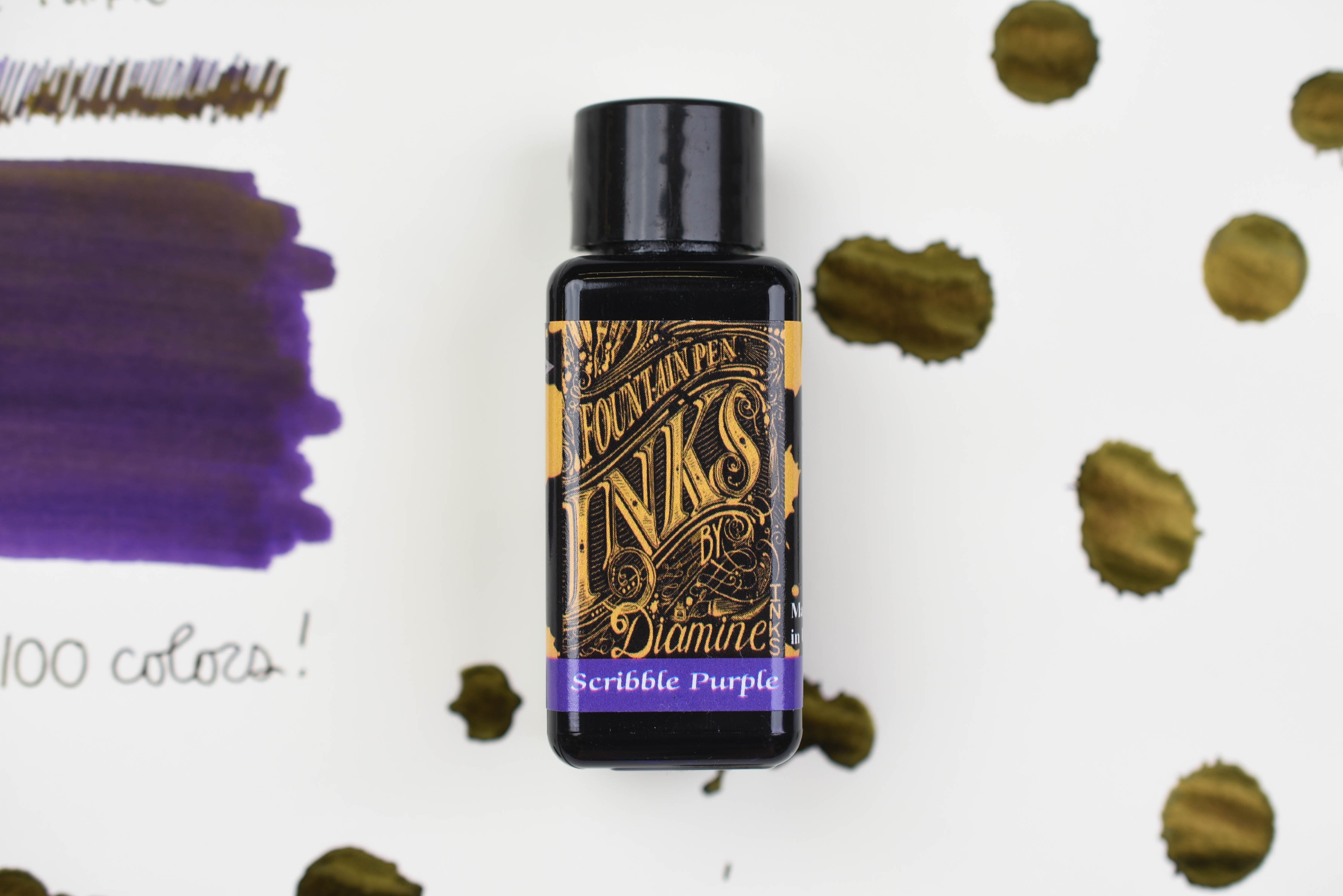 Diamine Fountain Pen Ink - Scribble Purple - 30mL