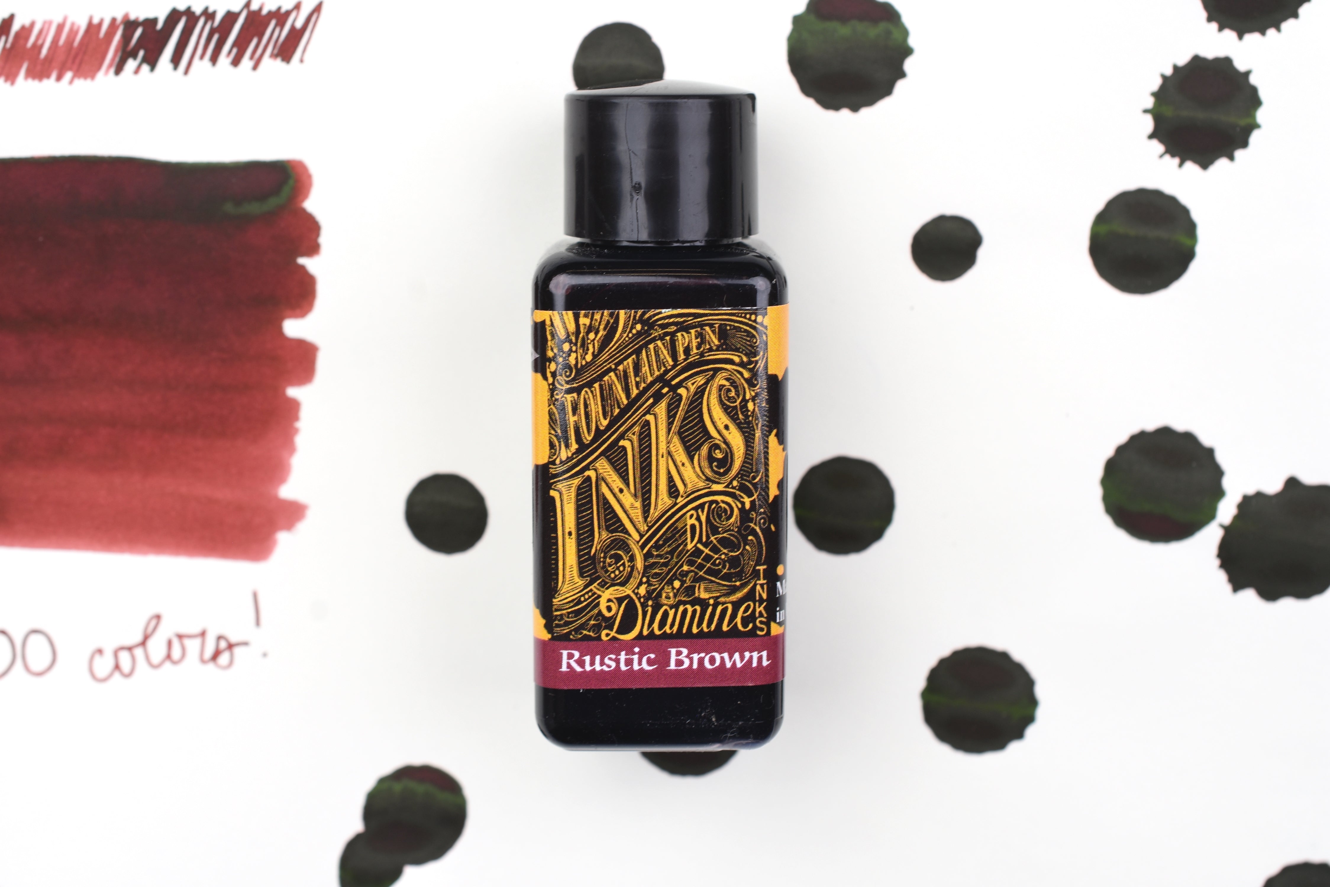 Diamine Fountain Pen Ink - Rustic Brown - 30mL
