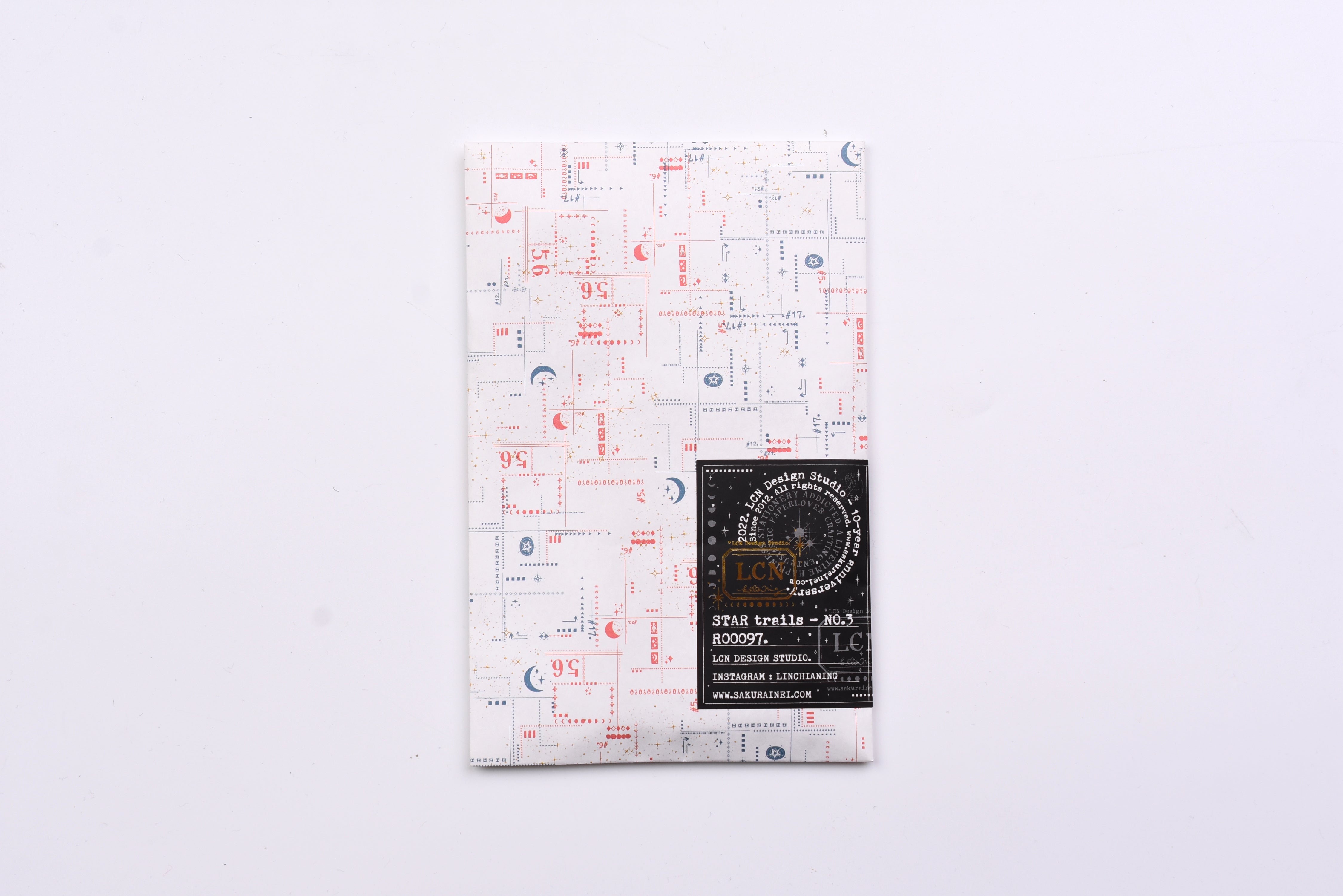 LCN Star Trails Mounted Rubber Stamp Set No. 3