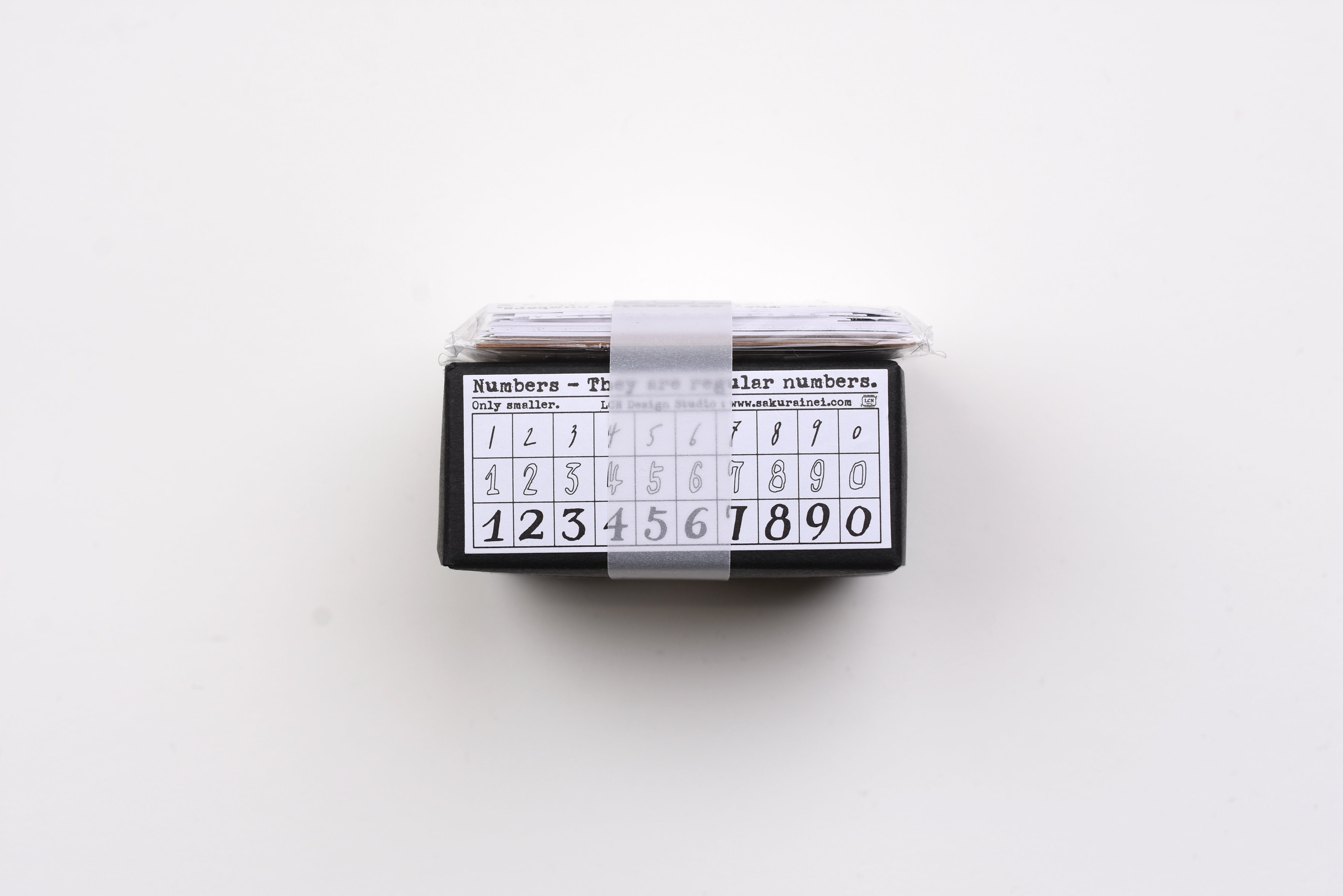 LCN DIY Mini Rubber Stamp Set - Numbers (Limited Edition)