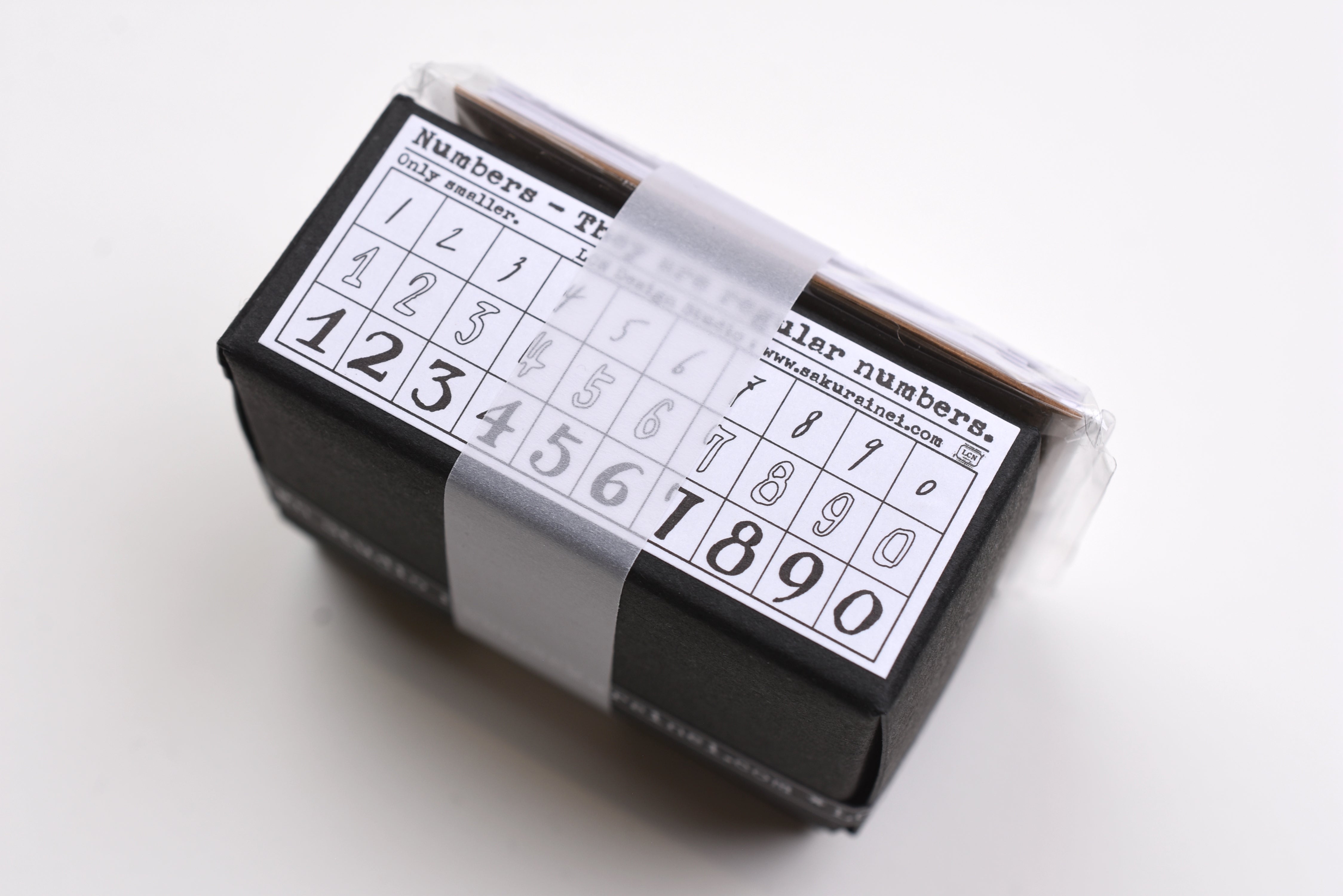 LCN DIY Mini Rubber Stamp Set - Numbers (Limited Edition)