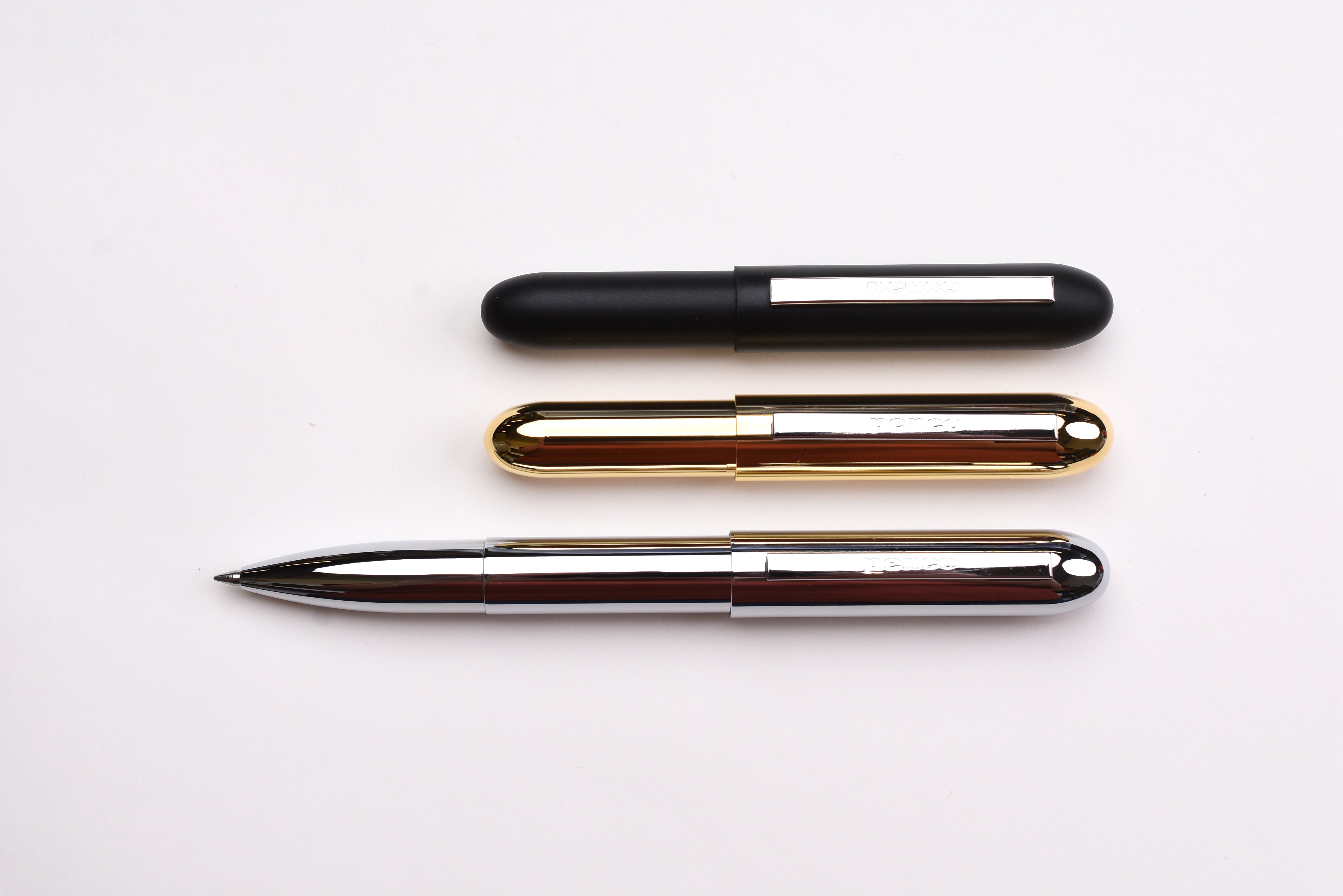 Penco Perfection Bullet Ballpoint Pen - Brass - 0.7mm