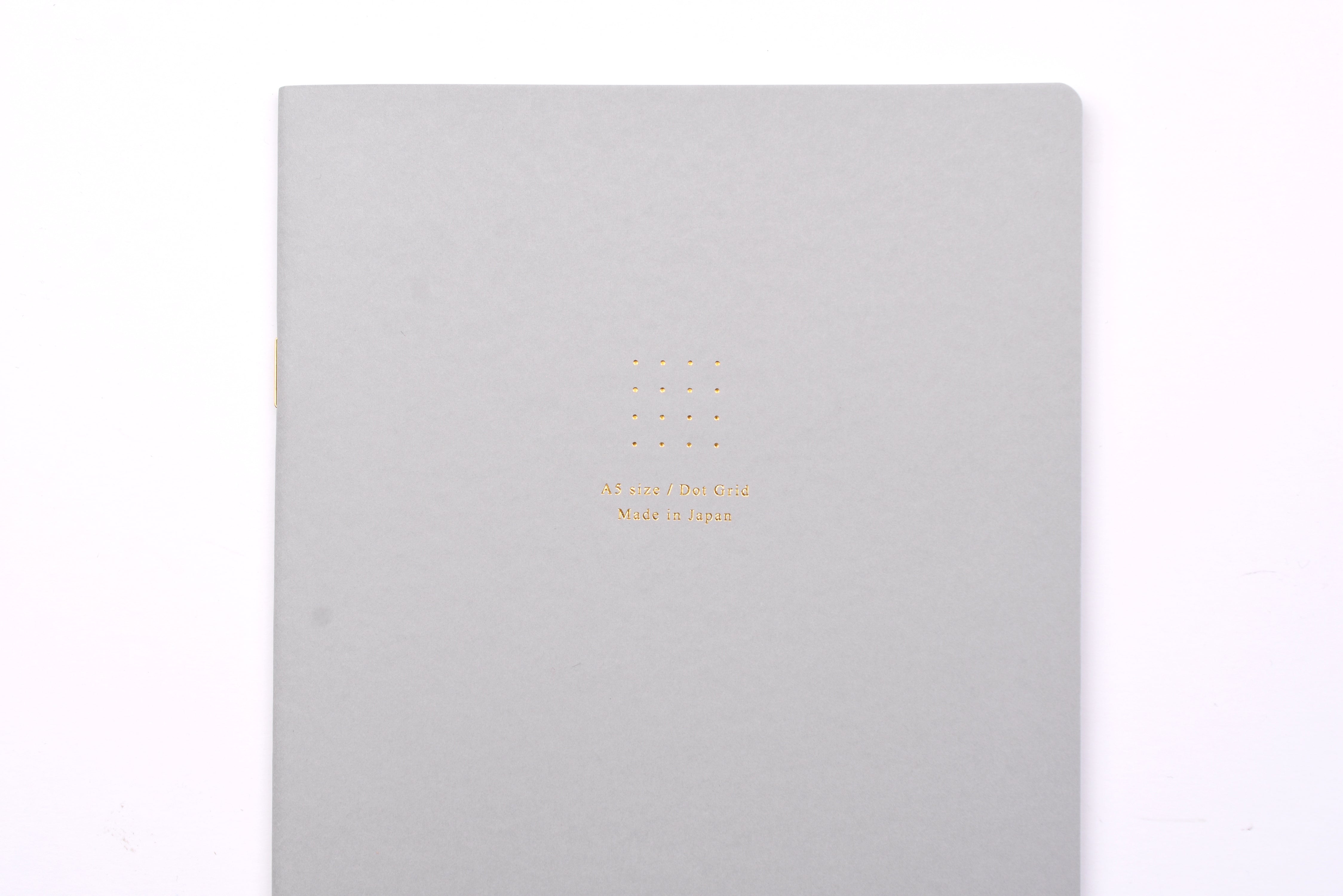 Midori Notebook Soft Color - A5 - Dot Grid - Grey