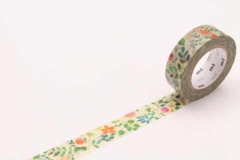 mt Washi Tape - Watercolor Flower