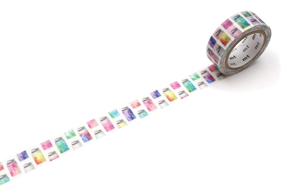 mt ex Washi Tape Colorful Jar