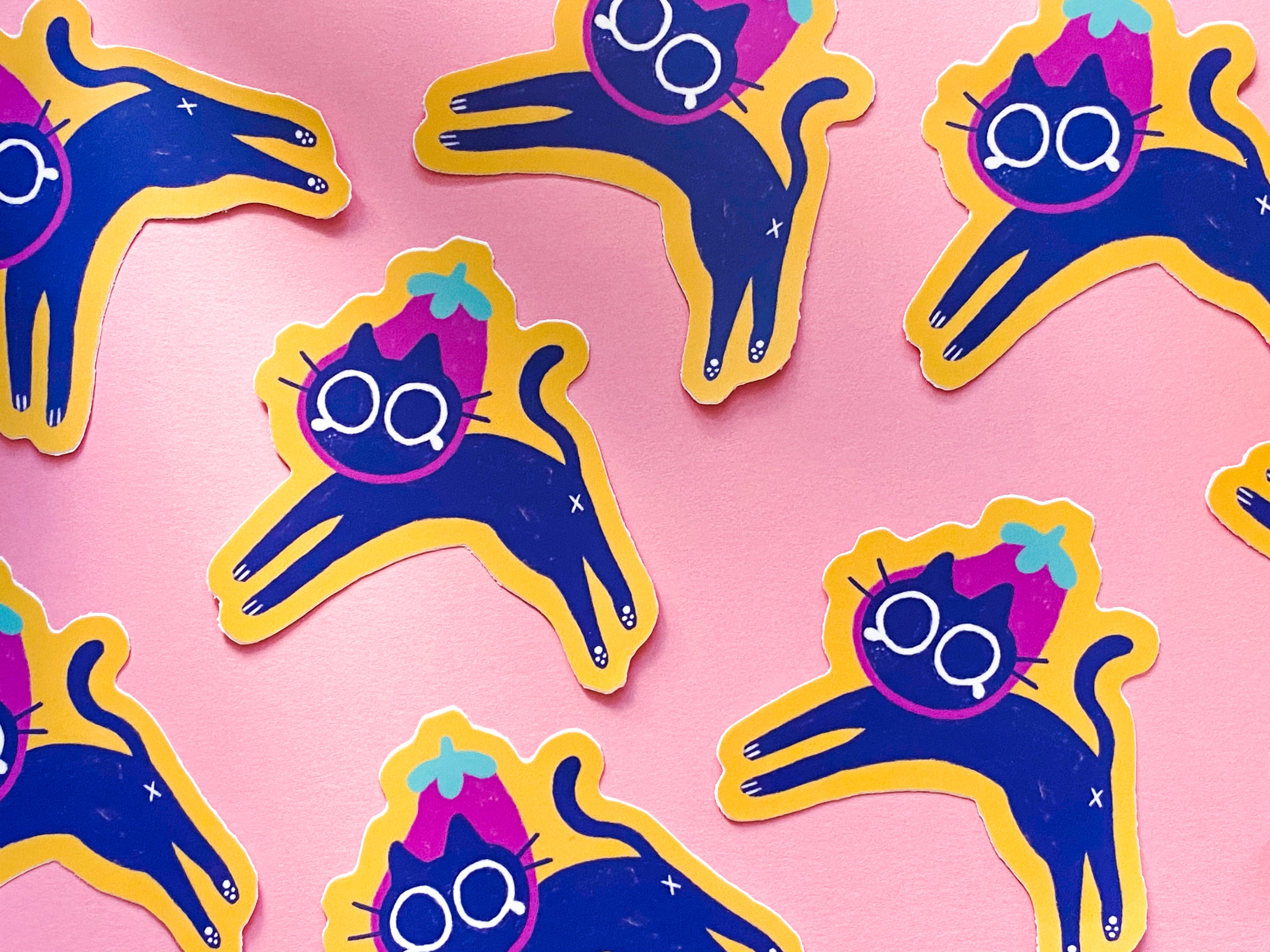 Radhia Rahman Eggplant Kuni Sticker