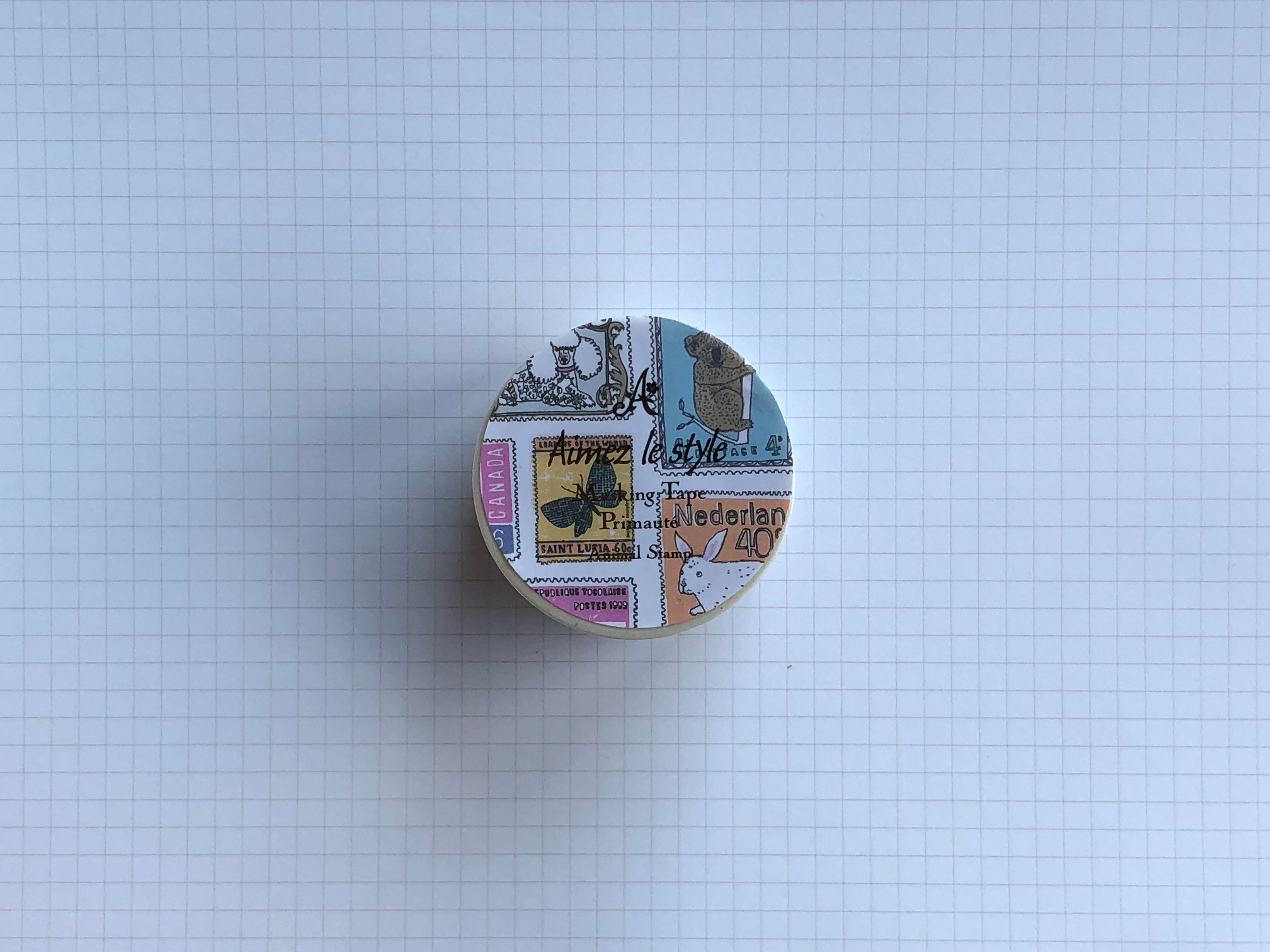 Masking Tape Washi - Animal Stamp