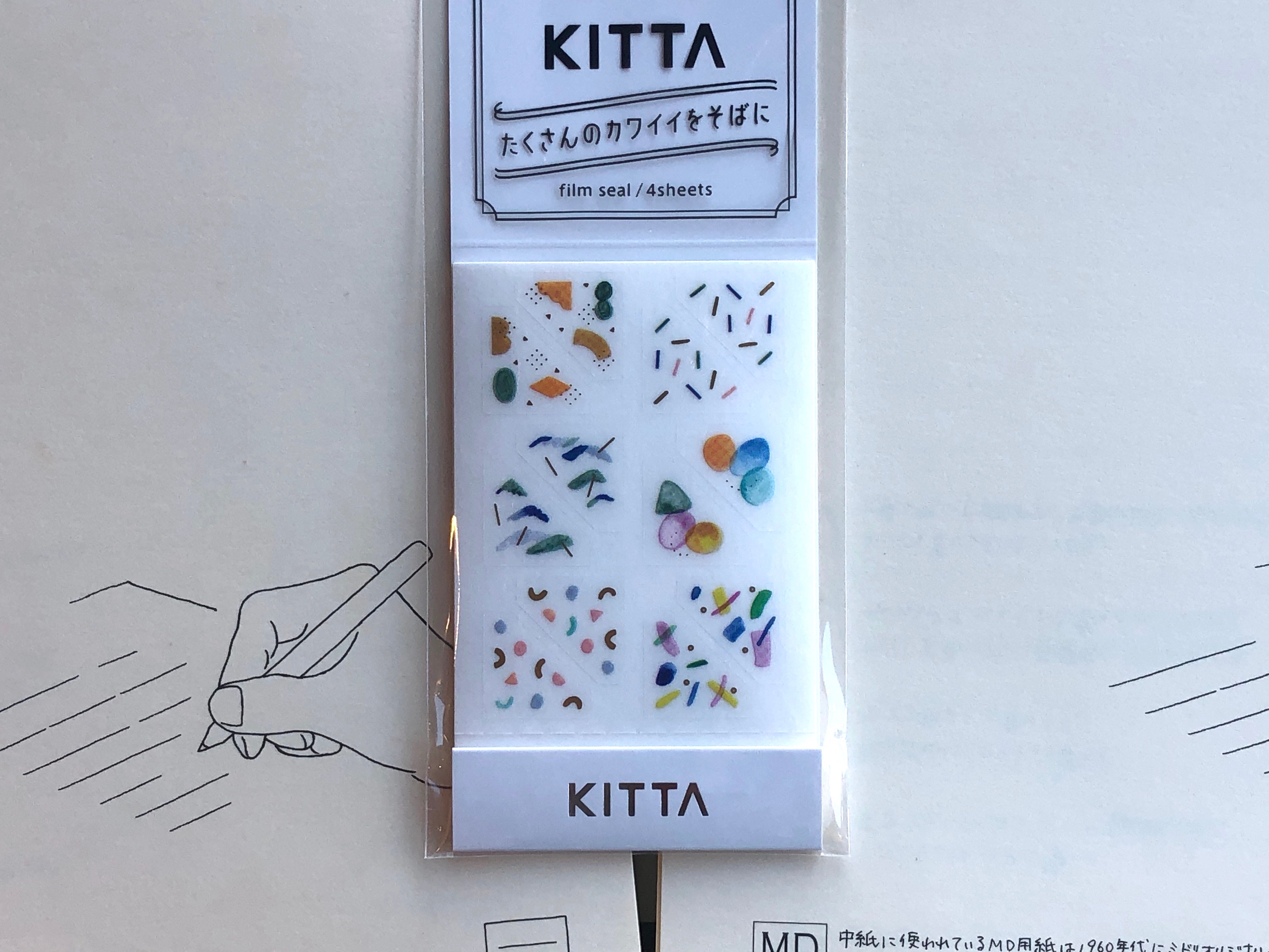 Kitta Portable Washi Tape - Card Frame - Beads