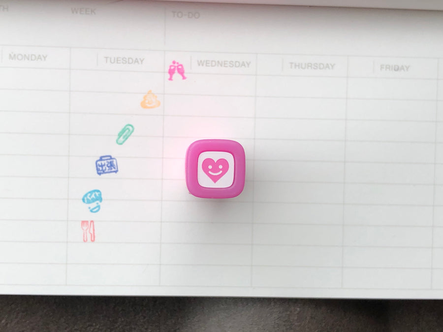 FriXion Erasable Stamp - Pink - Heart